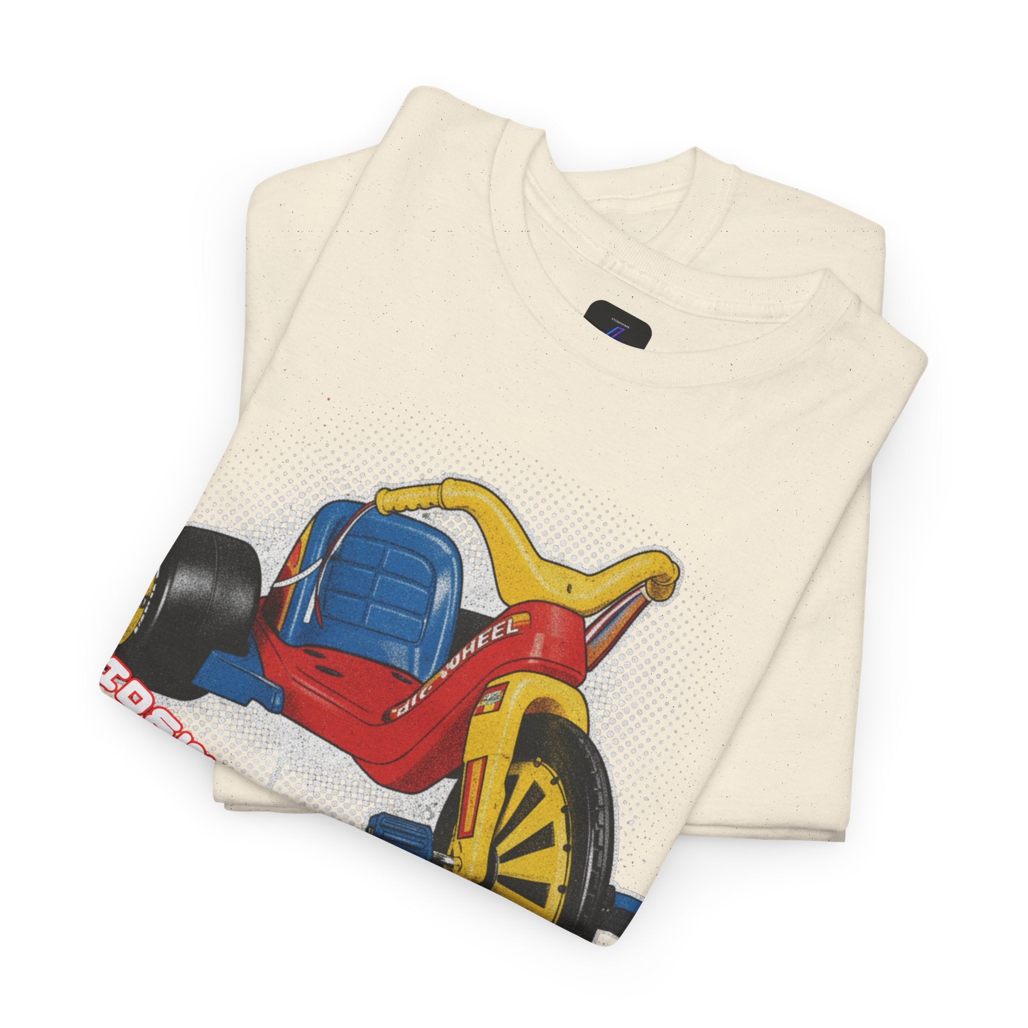 80's Tricycle Ride Graphic Tee — Retro Trike Illustration Shirt - Sidewalk Legend