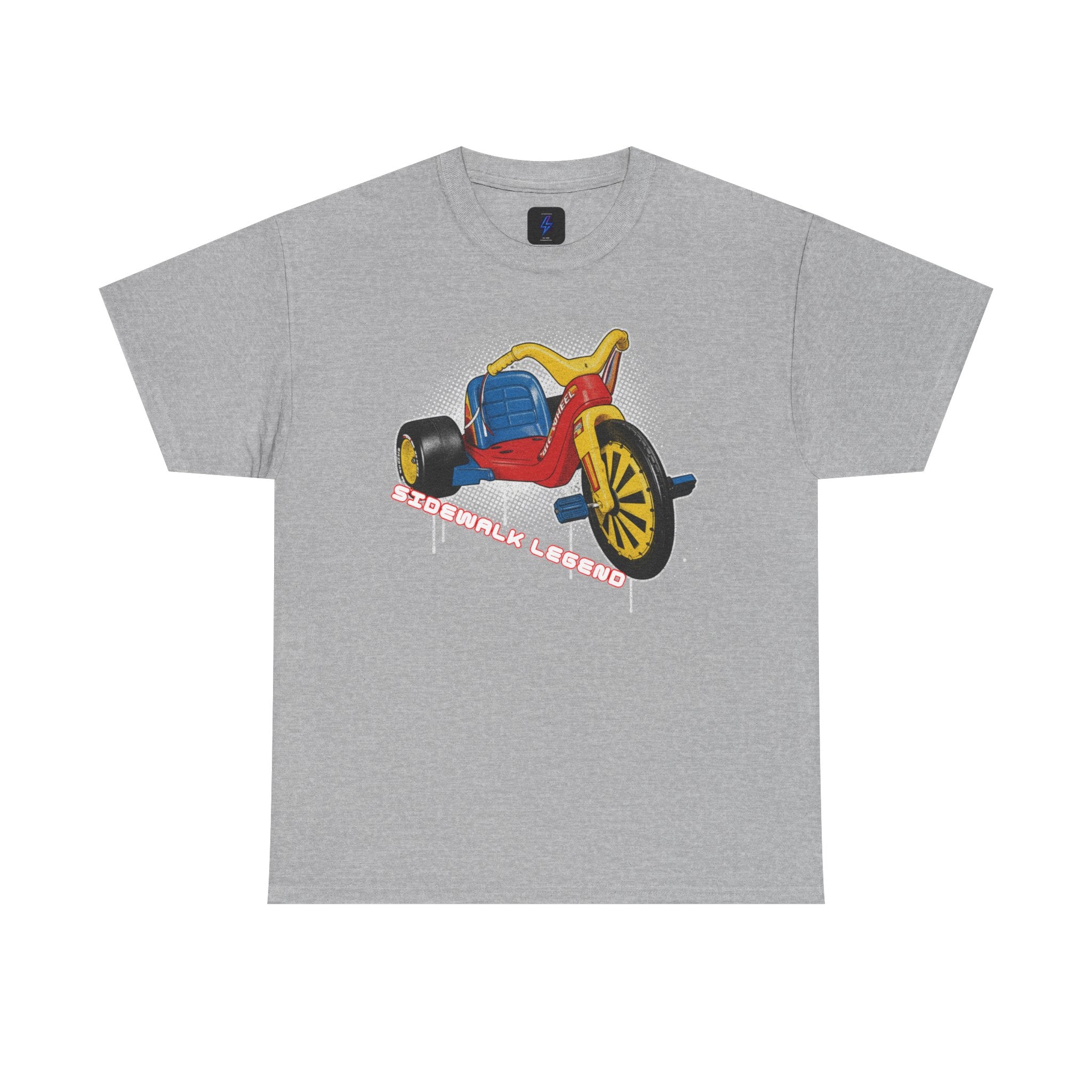 80's Tricycle Ride Graphic Tee — Retro Trike Illustration Shirt - Sidewalk Legend