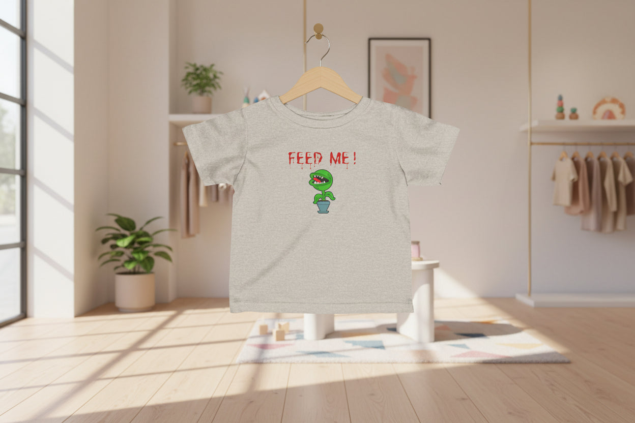 Infant Tee — "Feed Me!" Cute Carnivorous Plant Baby Shirt