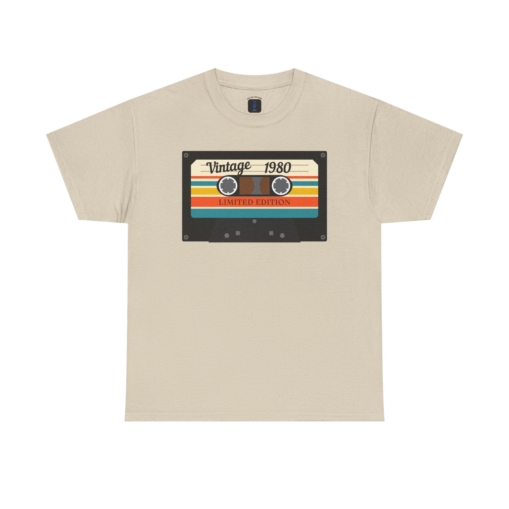 Vintage 1980 Cassette Tape T-Shirt