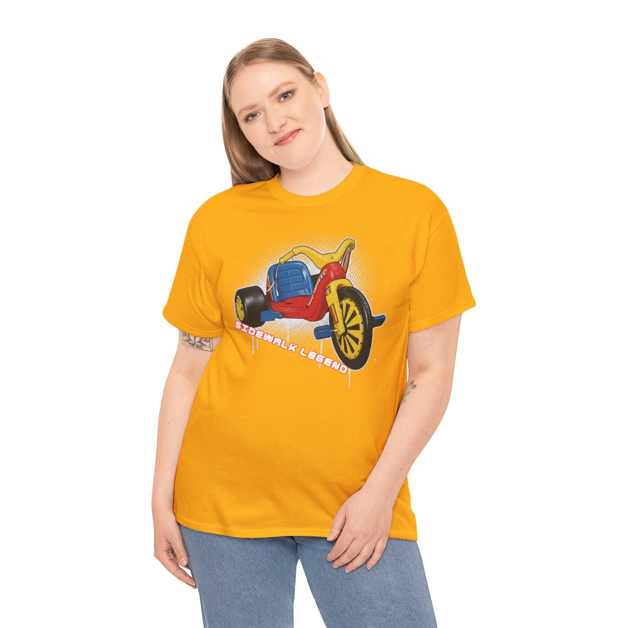 80's Tricycle Ride Graphic Tee — Retro Trike Illustration Shirt - Sidewalk Legend