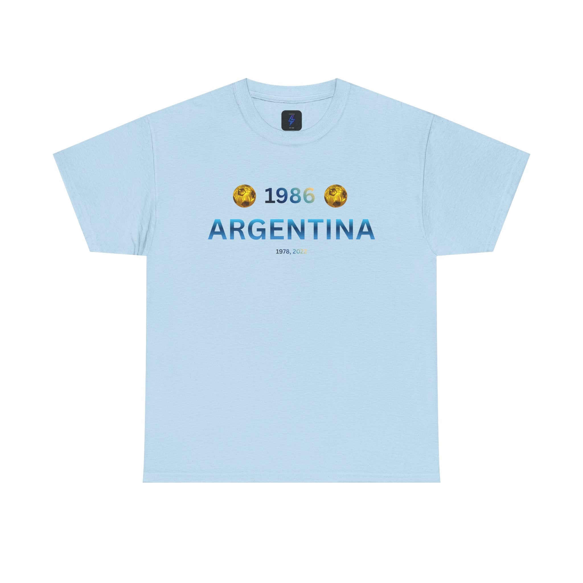 World Cup Tee - Argentina 1986, Argentina World Cup, Argentine Soccer Shirt, Albiceleste Football Shirt