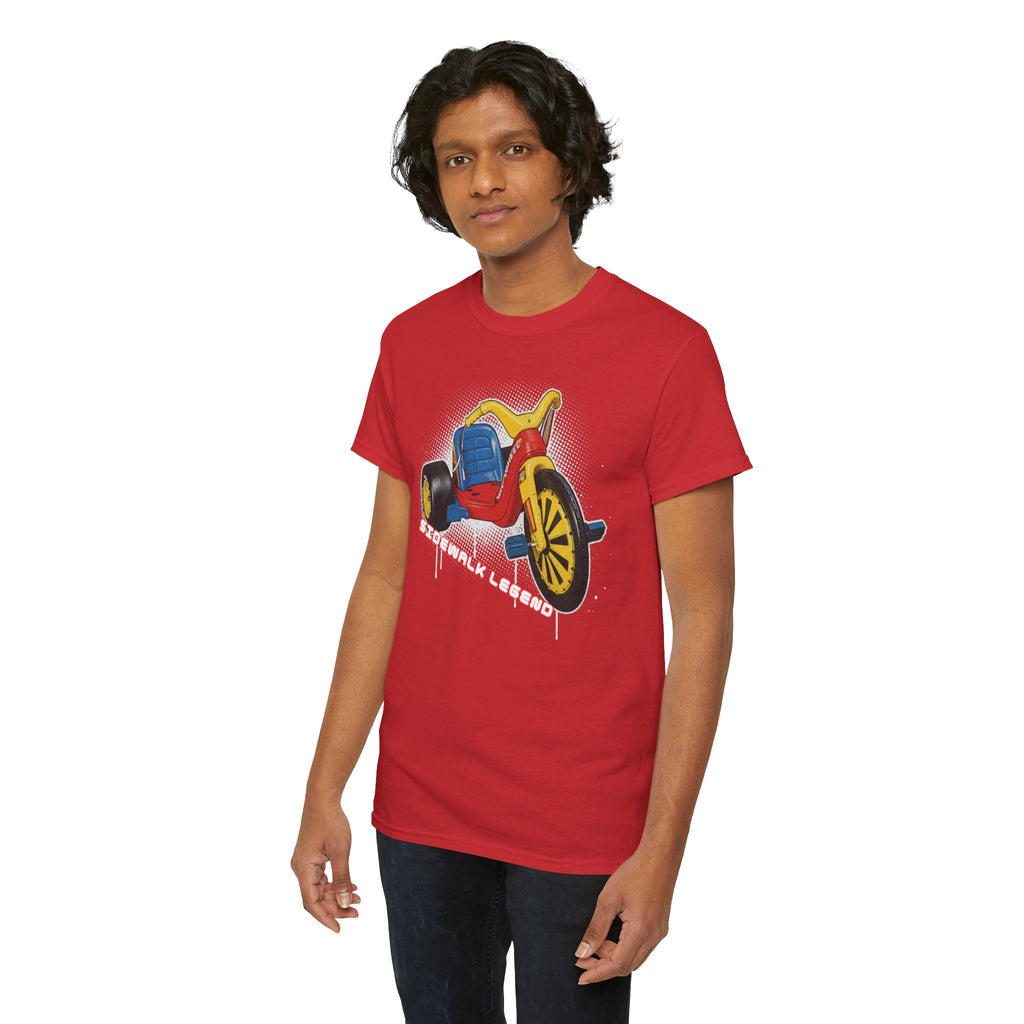 80's Tricycle Ride Graphic Tee — Retro Trike Illustration Shirt - Sidewalk Legend