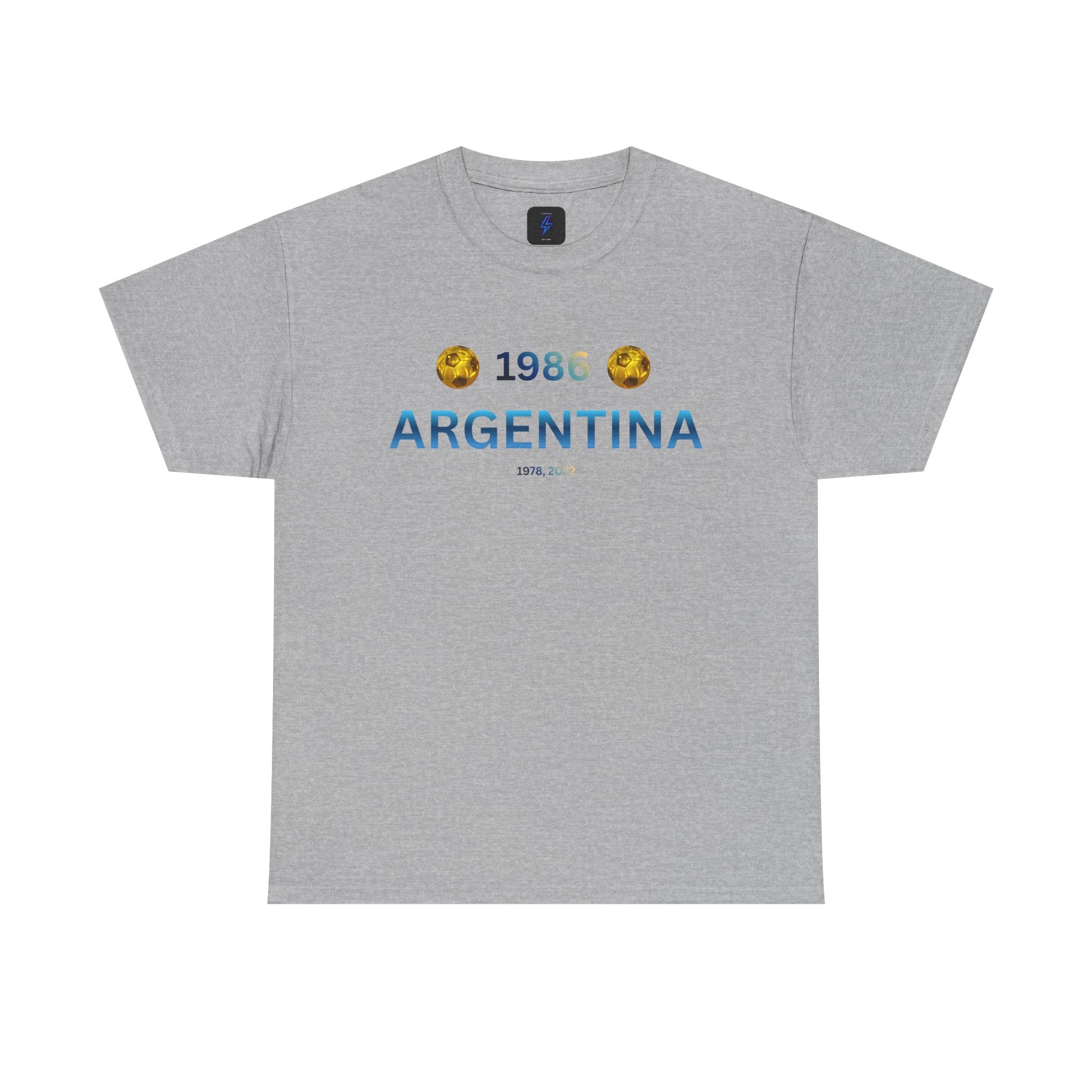 World Cup Tee - Argentina 1986, Argentina World Cup, Argentine Soccer Shirt, Albiceleste Football Shirt