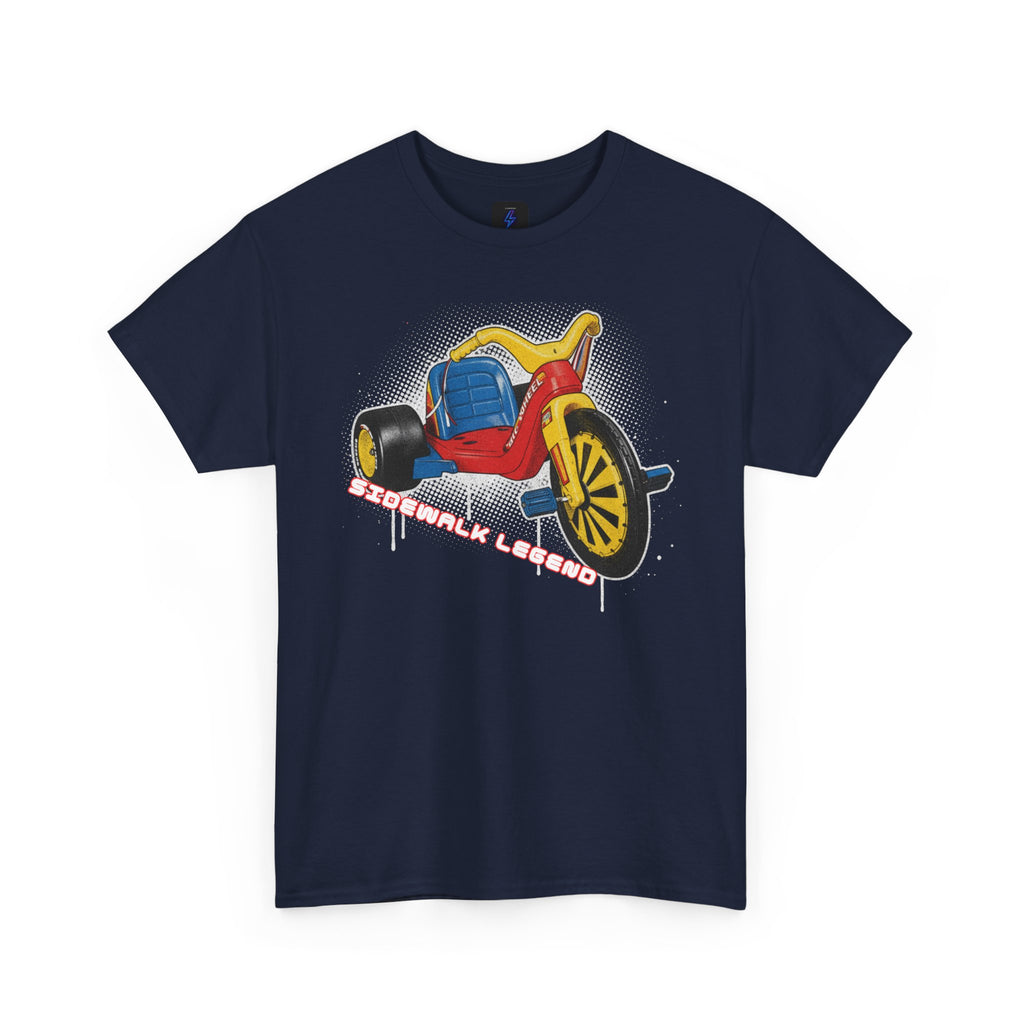 80's Tricycle Ride Graphic Tee — Retro Trike Illustration Shirt - Sidewalk Legend