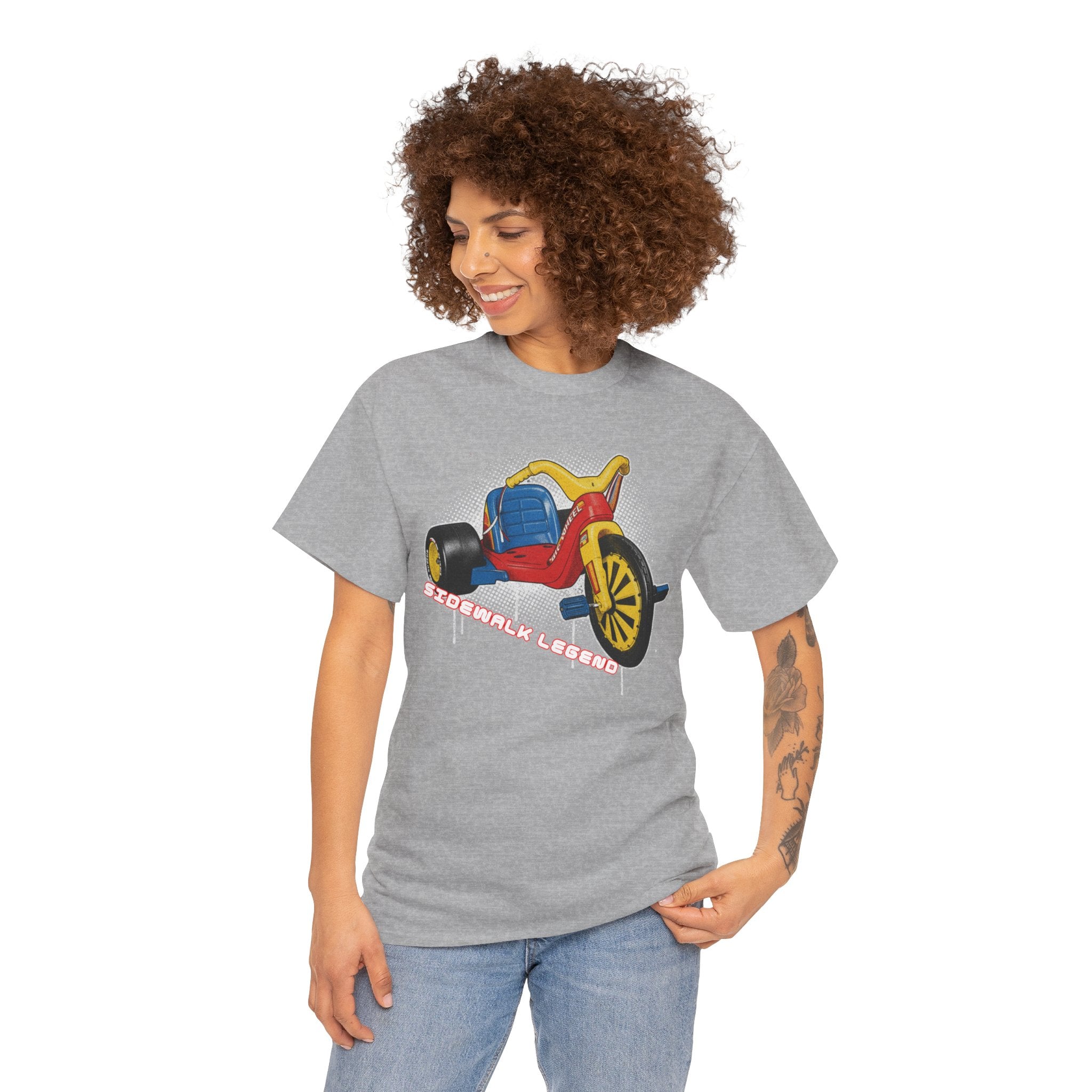 80's Tricycle Ride Graphic Tee — Retro Trike Illustration Shirt - Sidewalk Legend