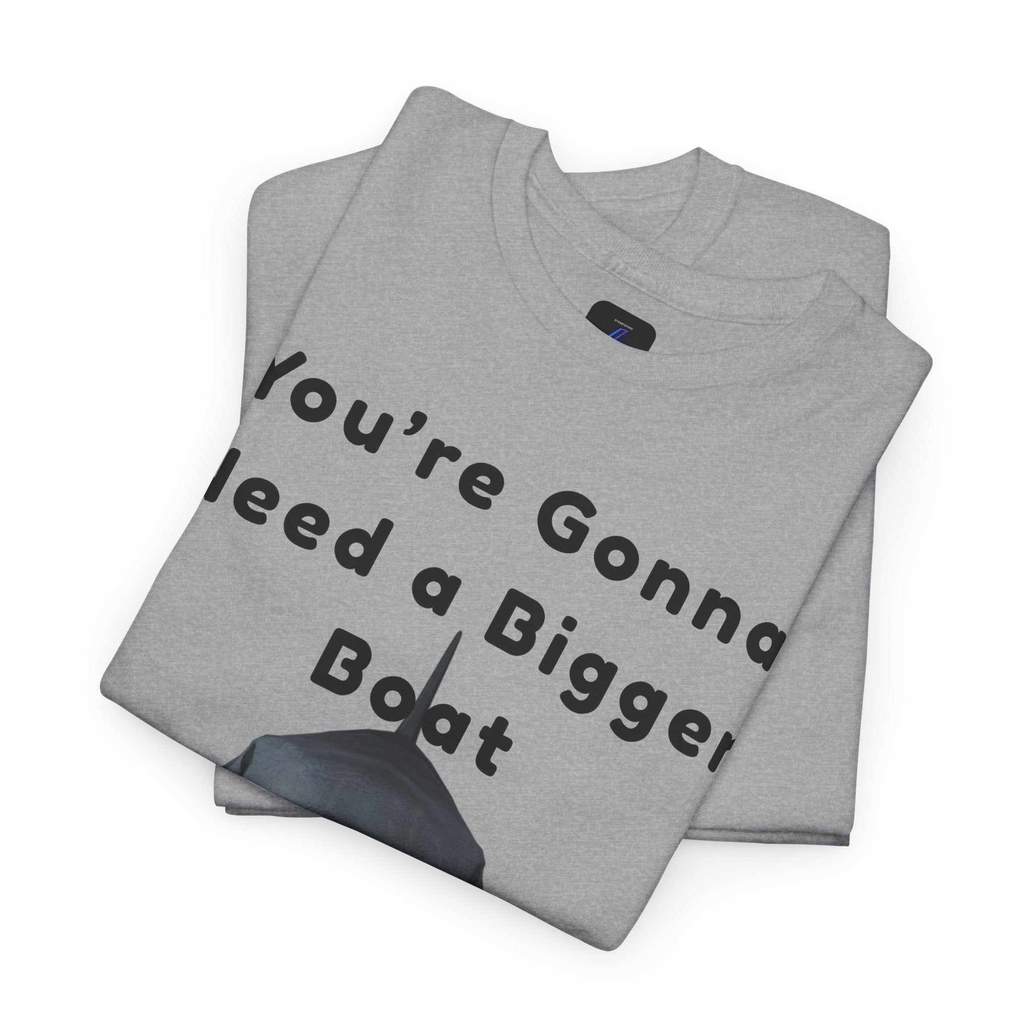 Shark Graphic Tee — "You're Gonna Need a Bigger Boat" Casual T-Shirt 80's Movie Qoutes