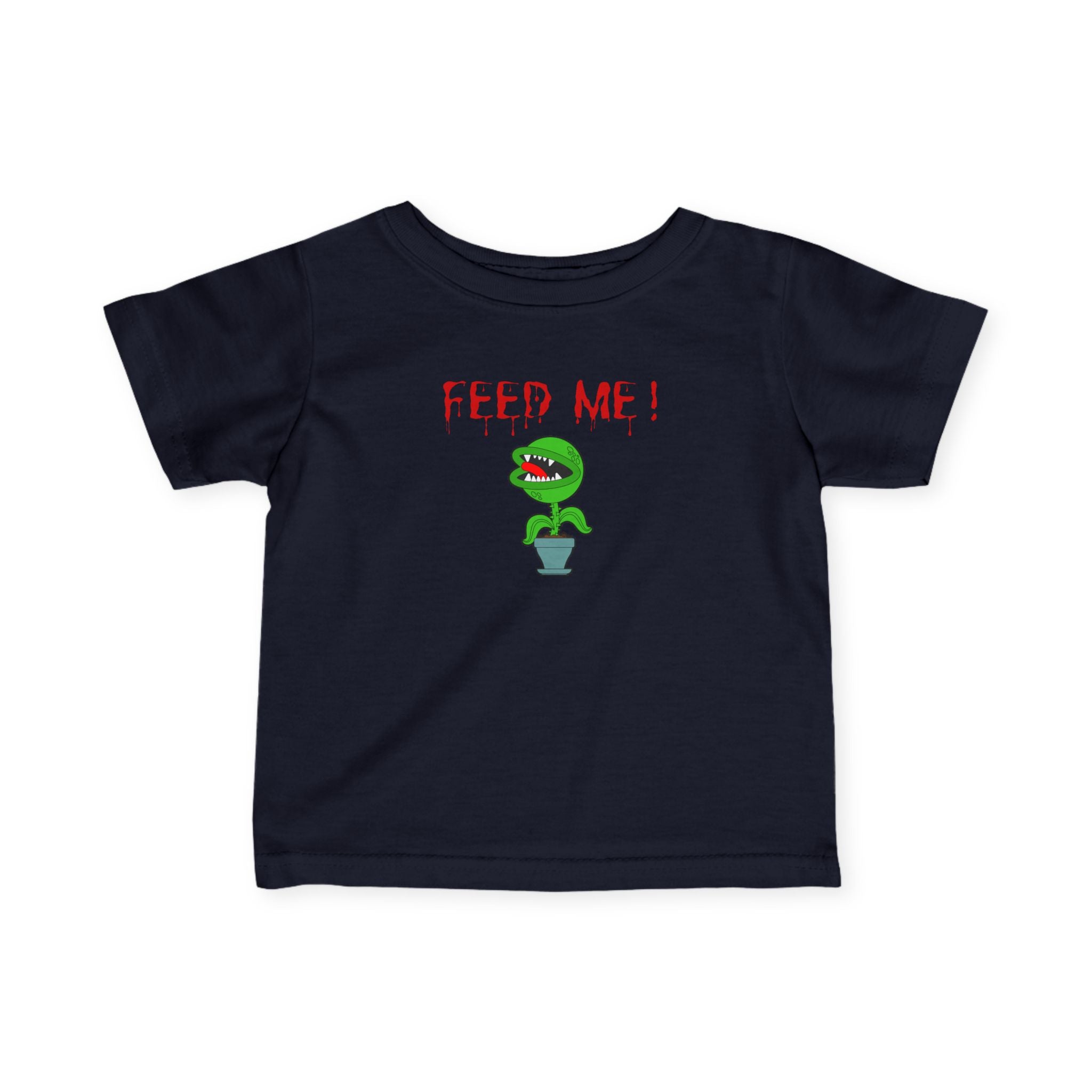 Infant Tee — "Feed Me!" Cute Carnivorous Plant Baby Shirt