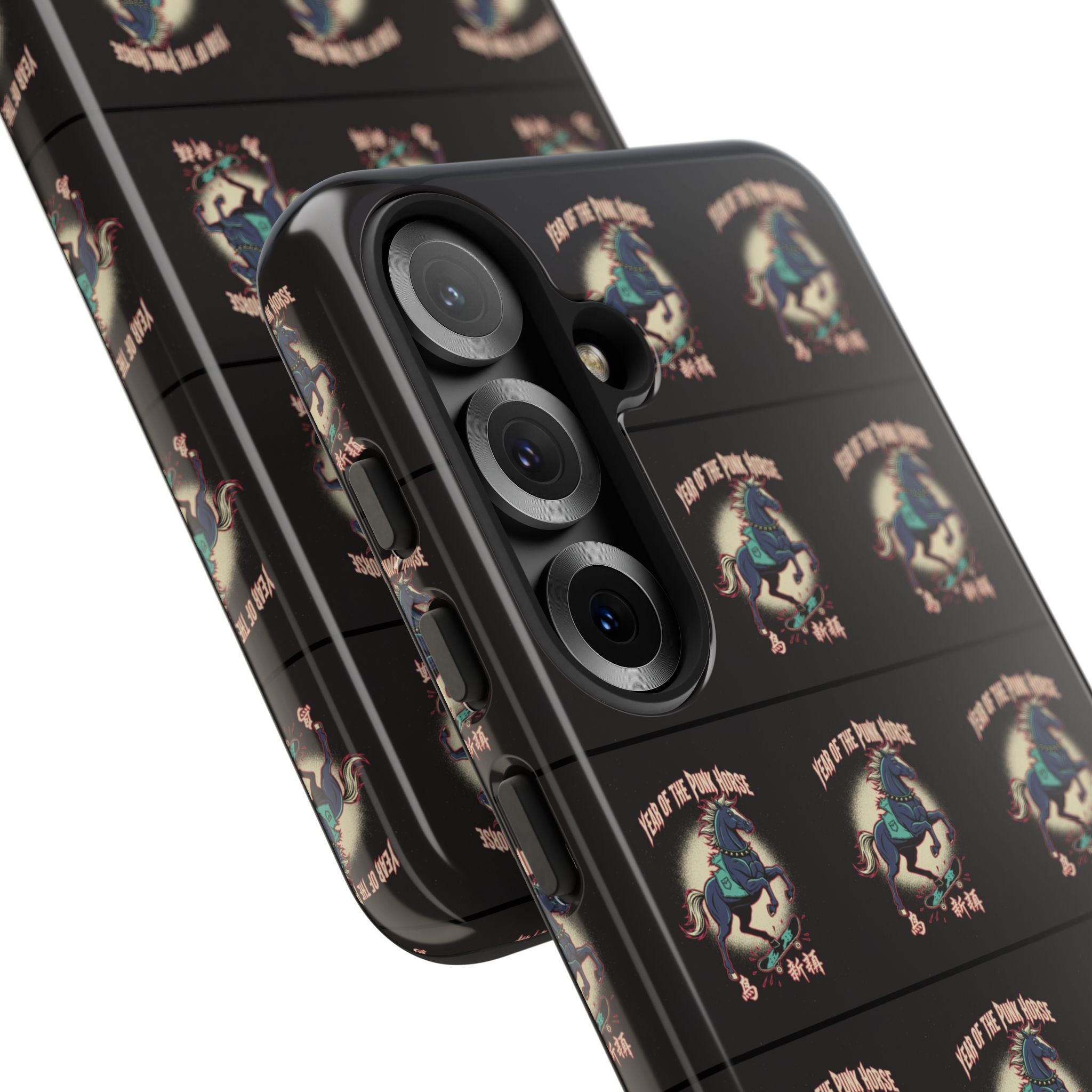 Year of the Punk Horse T-Shirt 80s Punk Skater Graffiti Street Art Chinese New Year Horse Graphic