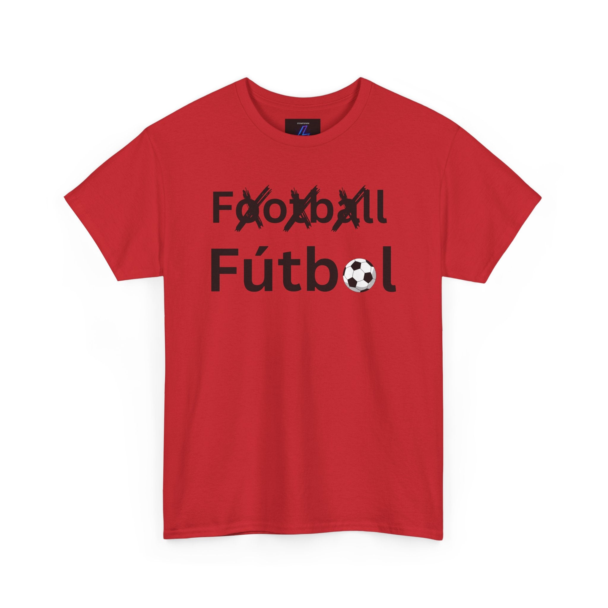 Football Futbol Tee | Soccer Text Graphic, Bilingual Soccer Shirt