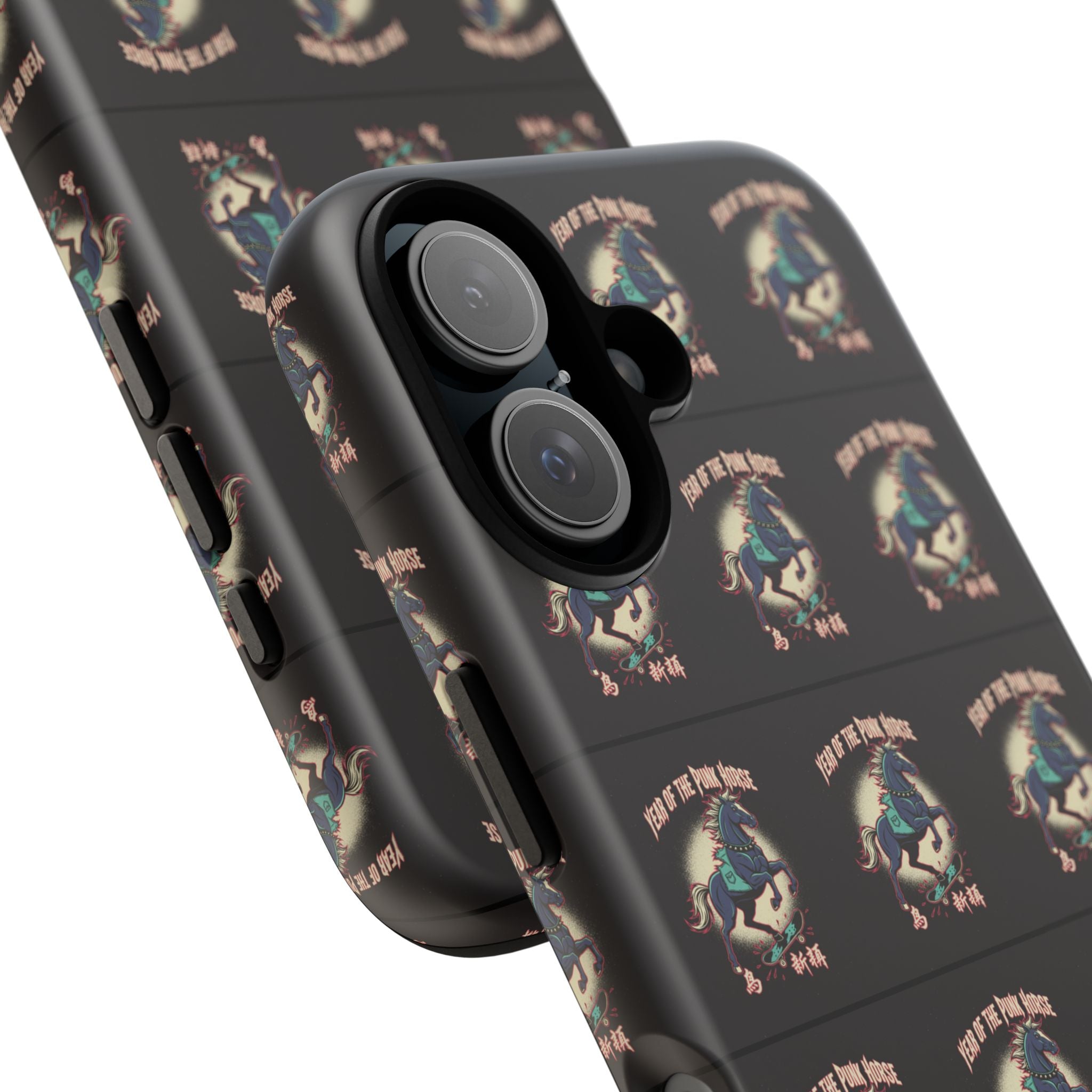 Year of the Punk Horse T-Shirt 80s Punk Skater Graffiti Street Art Chinese New Year Horse Graphic