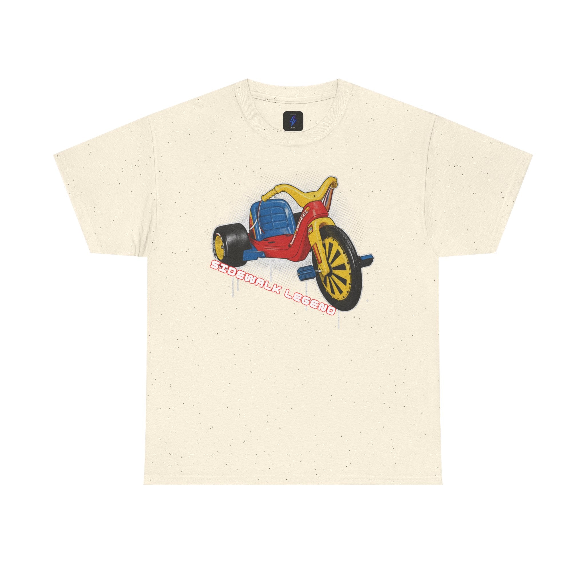 80's Tricycle Ride Graphic Tee — Retro Trike Illustration Shirt - Sidewalk Legend