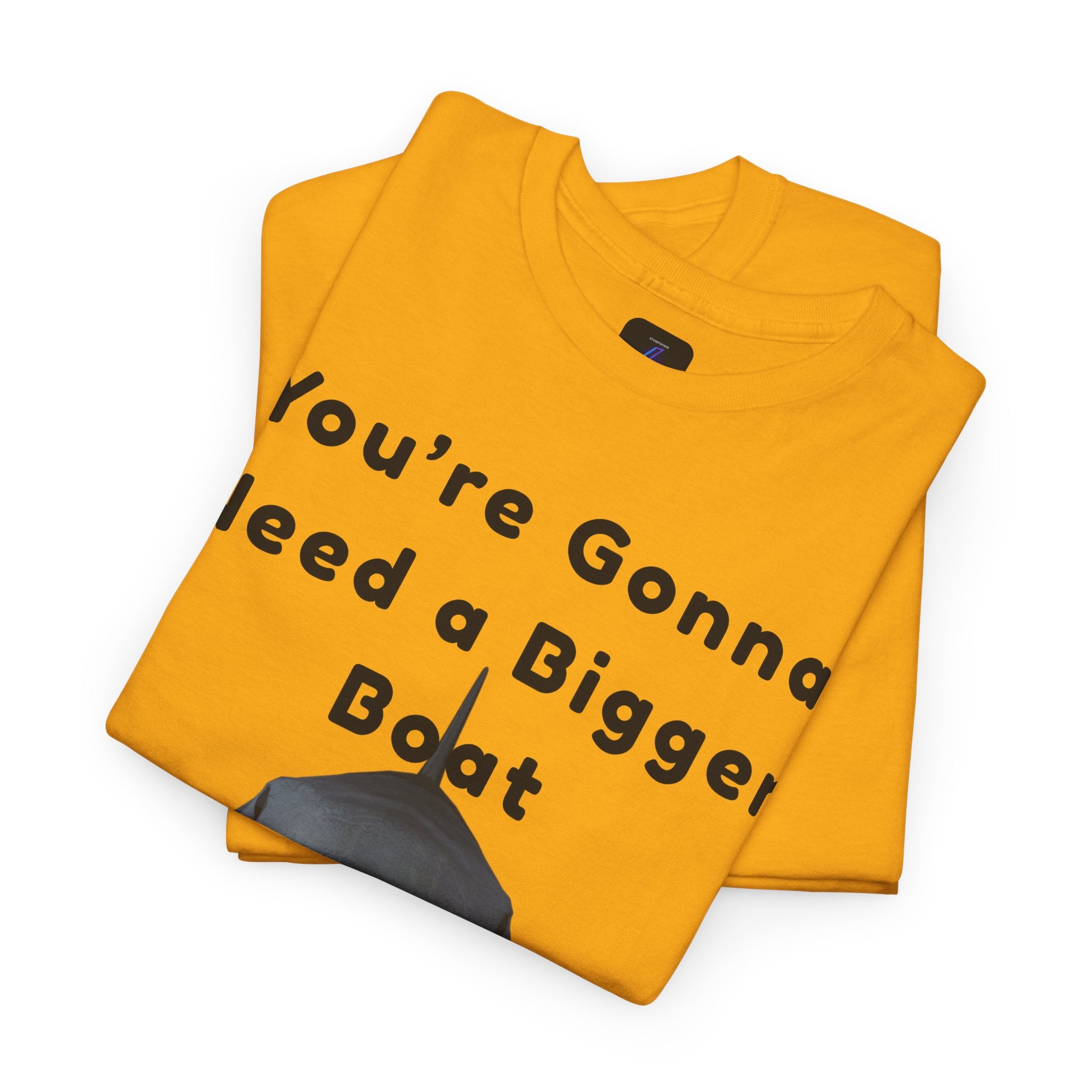 Shark Graphic Tee — "You're Gonna Need a Bigger Boat" Casual T-Shirt 80's Movie Qoutes