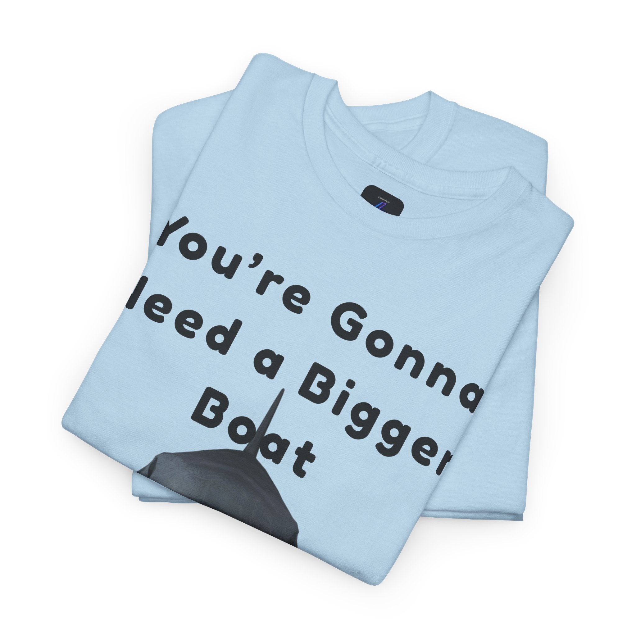 Shark Graphic Tee — "You're Gonna Need a Bigger Boat" Casual T-Shirt 80's Movie Qoutes