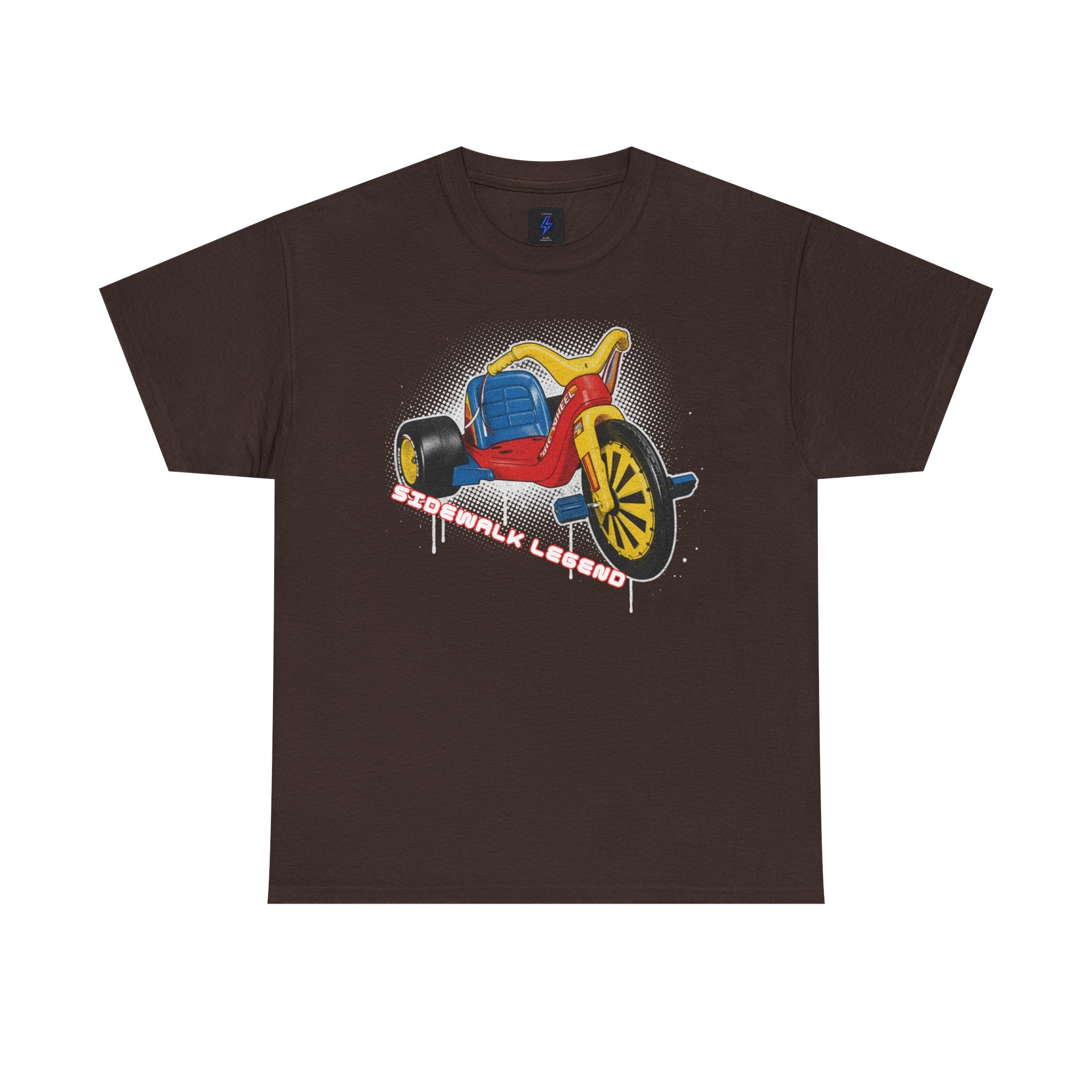 80's Tricycle Ride Graphic Tee — Retro Trike Illustration Shirt - Sidewalk Legend