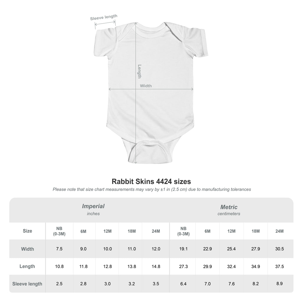 Infant Bodysuit — "Little Heartbreaker Big Trouble" Retro Heart Baby Onesie