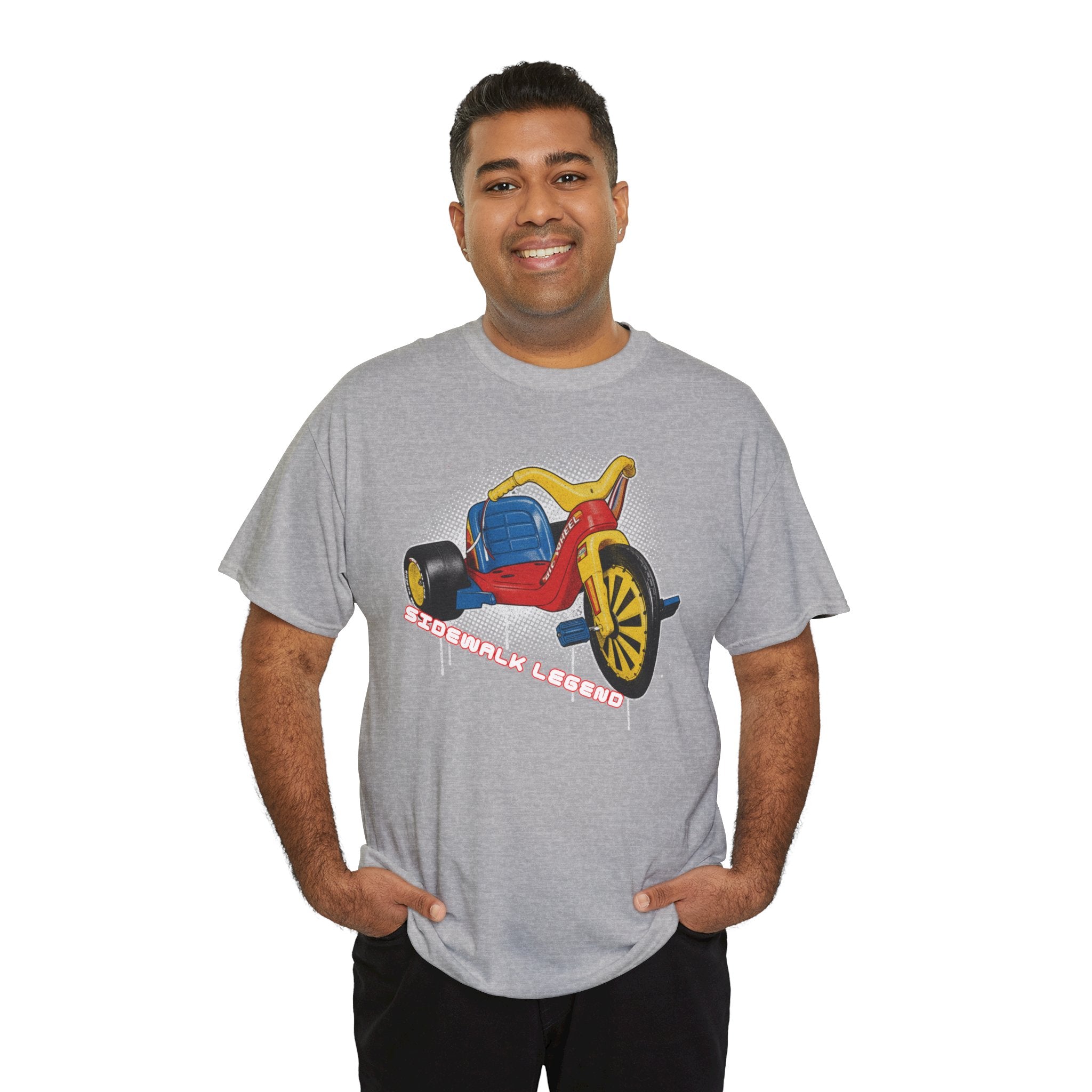 80's Tricycle Ride Graphic Tee — Retro Trike Illustration Shirt - Sidewalk Legend