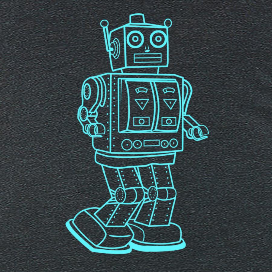 Vintage toy robot tee shirt