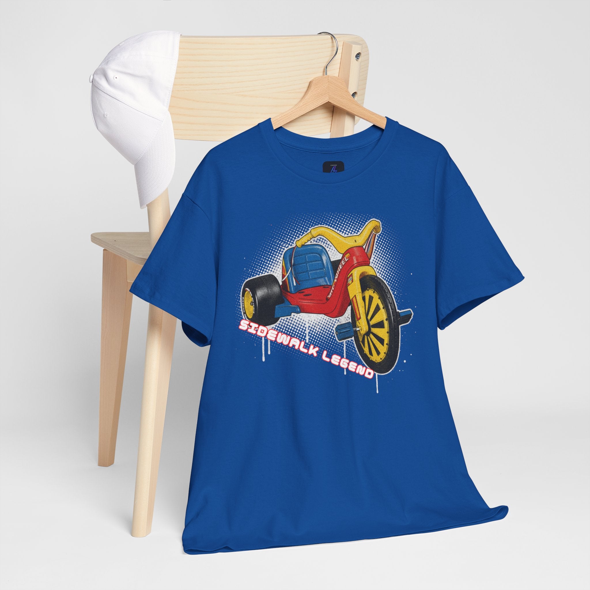 80's Tricycle Ride Graphic Tee — Retro Trike Illustration Shirt - Sidewalk Legend
