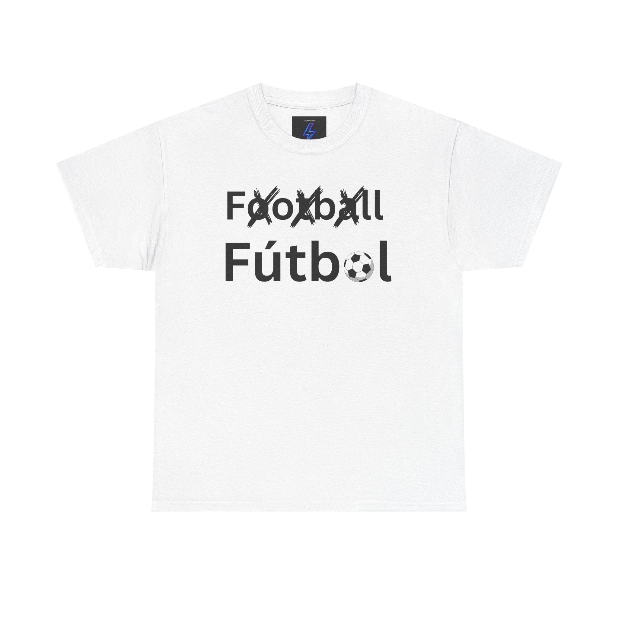 Football Futbol Tee | Soccer Text Graphic, Bilingual Soccer Shirt