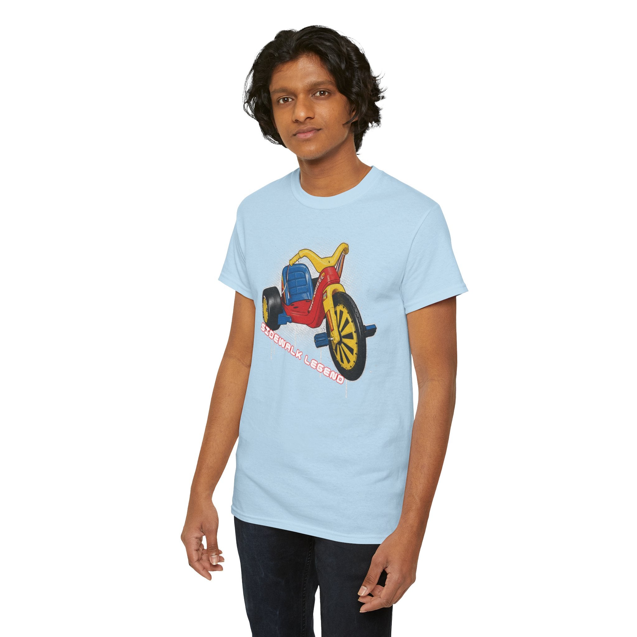 80's Tricycle Ride Graphic Tee — Retro Trike Illustration Shirt - Sidewalk Legend