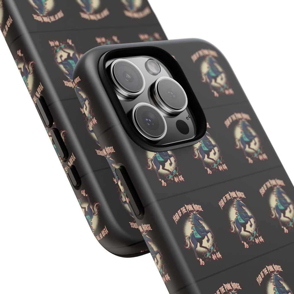 Year of the Punk Horse T-Shirt 80s Punk Skater Graffiti Street Art Chinese New Year Horse Graphic