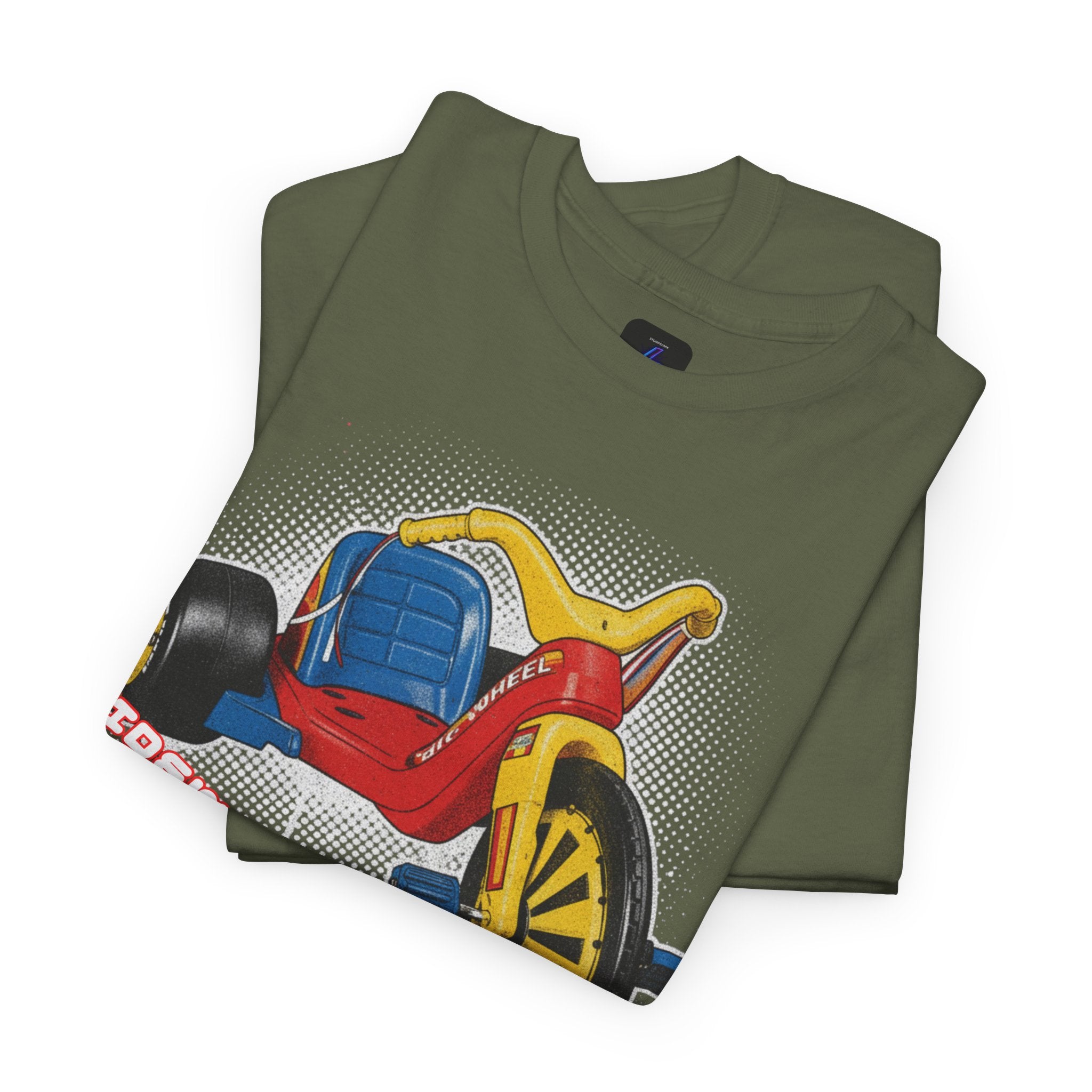 80's Tricycle Ride Graphic Tee — Retro Trike Illustration Shirt - Sidewalk Legend