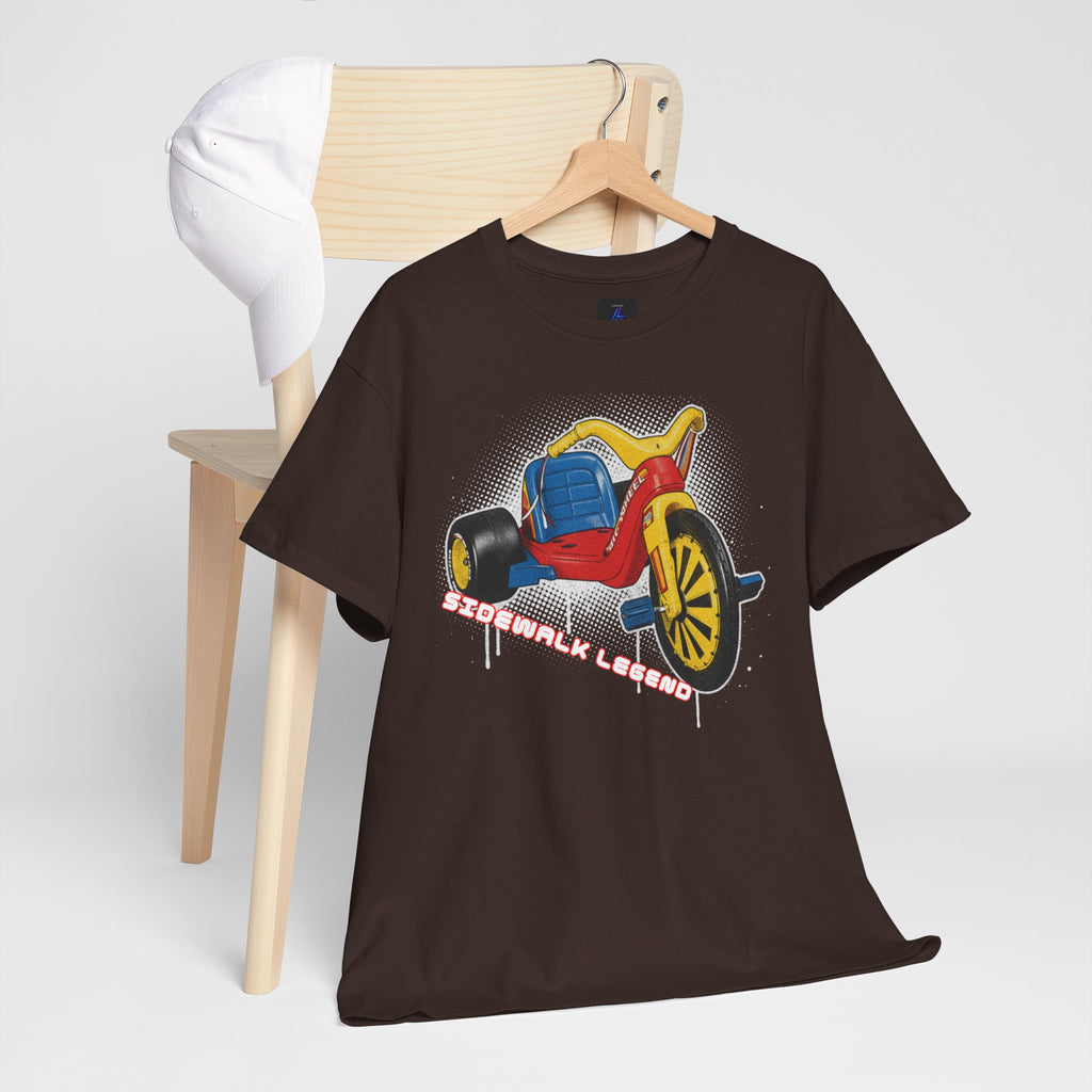 80's Tricycle Ride Graphic Tee — Retro Trike Illustration Shirt - Sidewalk Legend