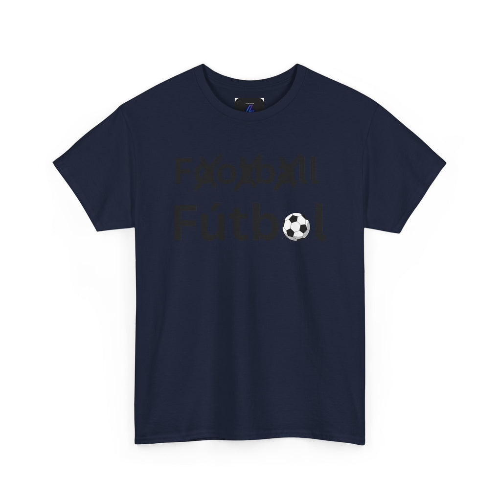 Football Futbol Tee | Soccer Text Graphic, Bilingual Soccer Shirt