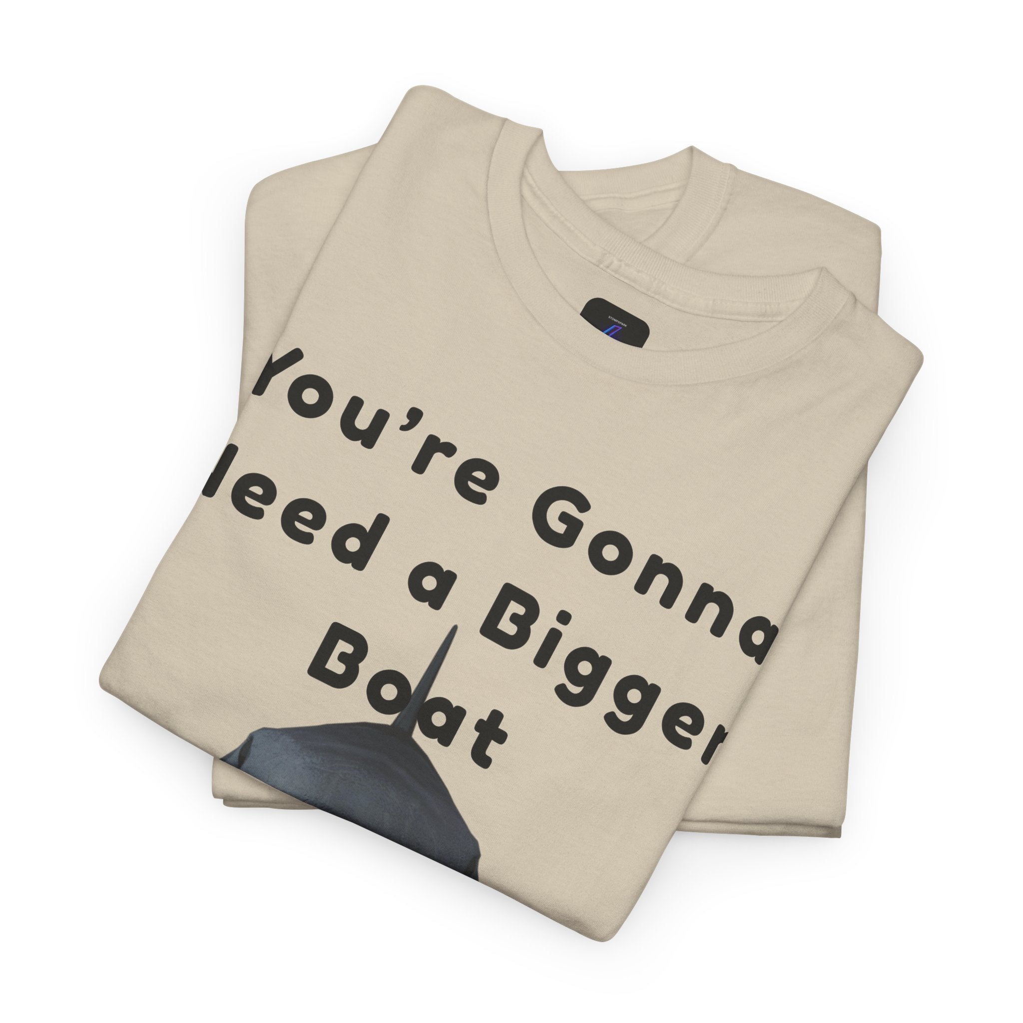 Shark Graphic Tee — "You're Gonna Need a Bigger Boat" Casual T-Shirt 80's Movie Qoutes