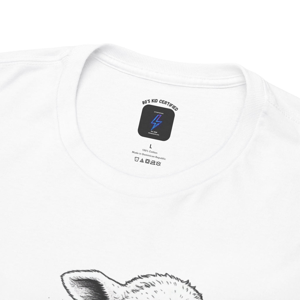 80s Punk Rock Lamb Illustration Tee — Vintage Baby Sheep Graphic T-Shirt