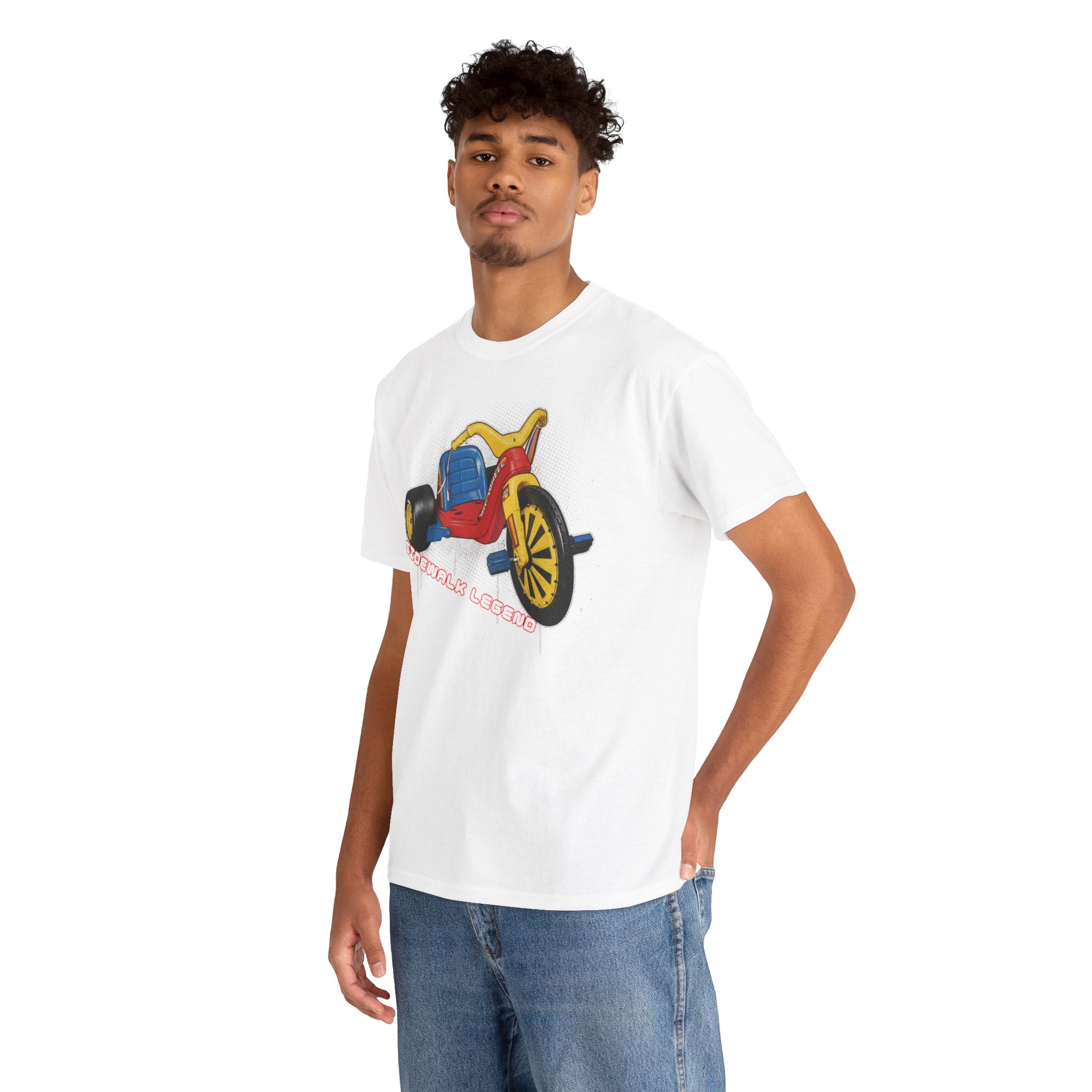 80's Tricycle Ride Graphic Tee — Retro Trike Illustration Shirt - Sidewalk Legend