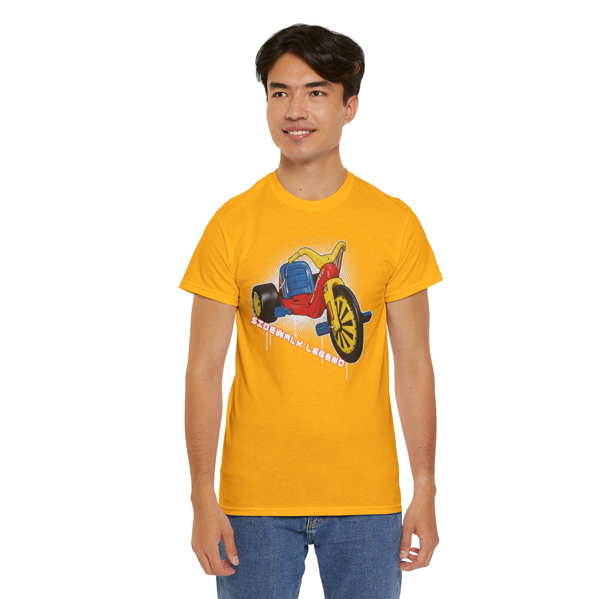 80's Tricycle Ride Graphic Tee — Retro Trike Illustration Shirt - Sidewalk Legend