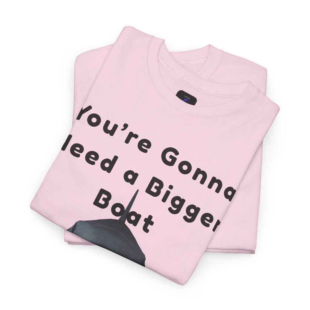 Shark Graphic Tee — "You're Gonna Need a Bigger Boat" Casual T-Shirt 80's Movie Qoutes