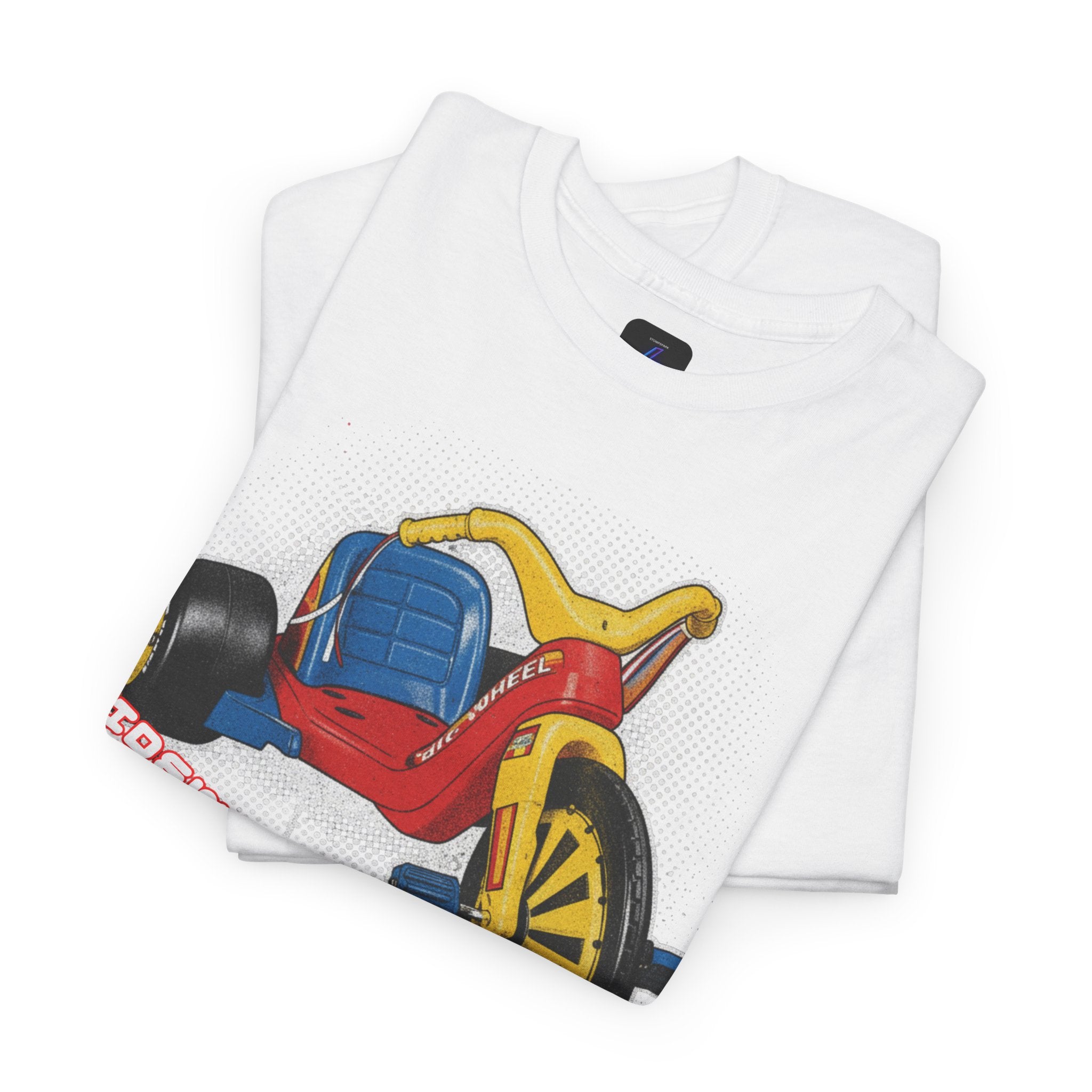 80's Tricycle Ride Graphic Tee — Retro Trike Illustration Shirt - Sidewalk Legend