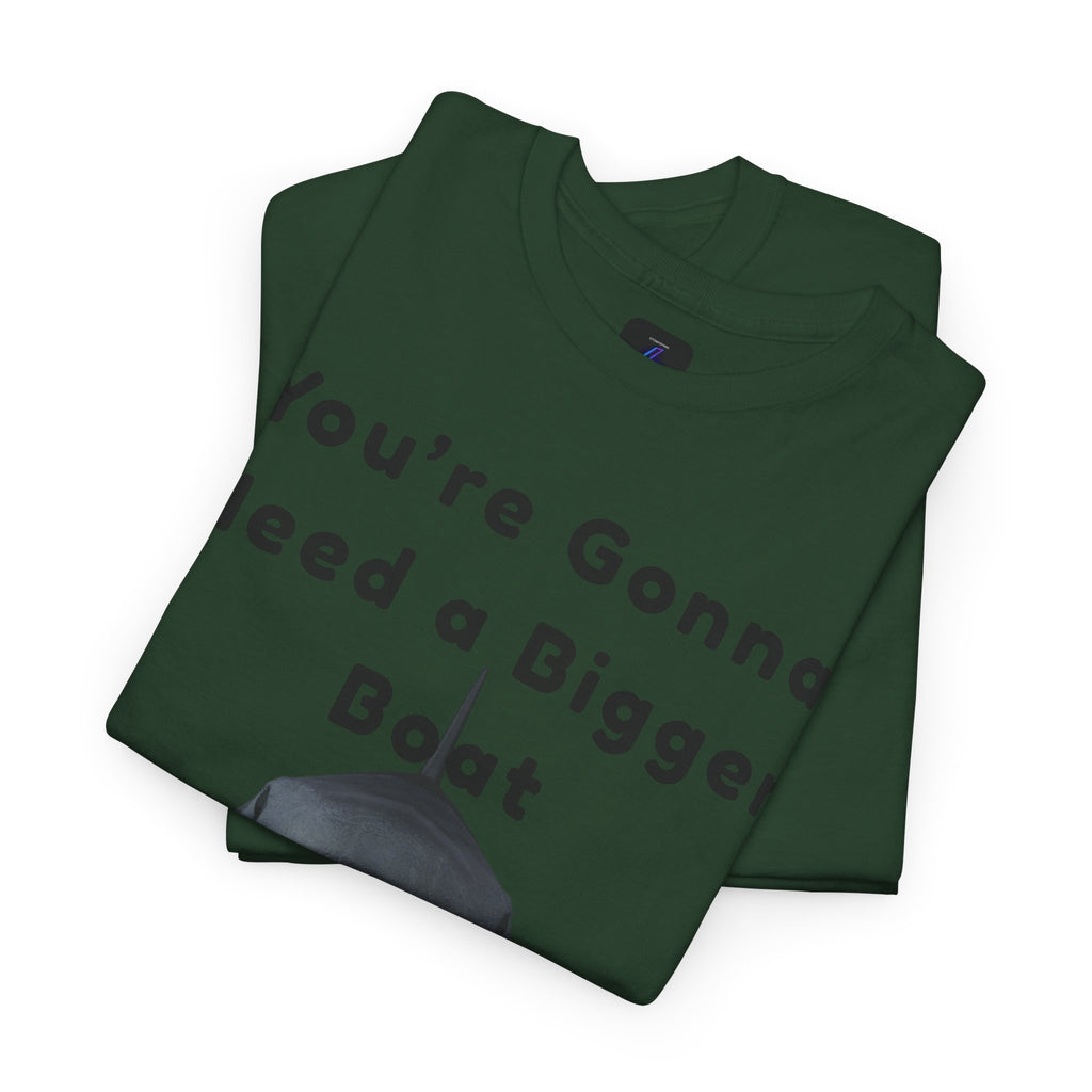 Shark Graphic Tee — "You're Gonna Need a Bigger Boat" Casual T-Shirt 80's Movie Qoutes