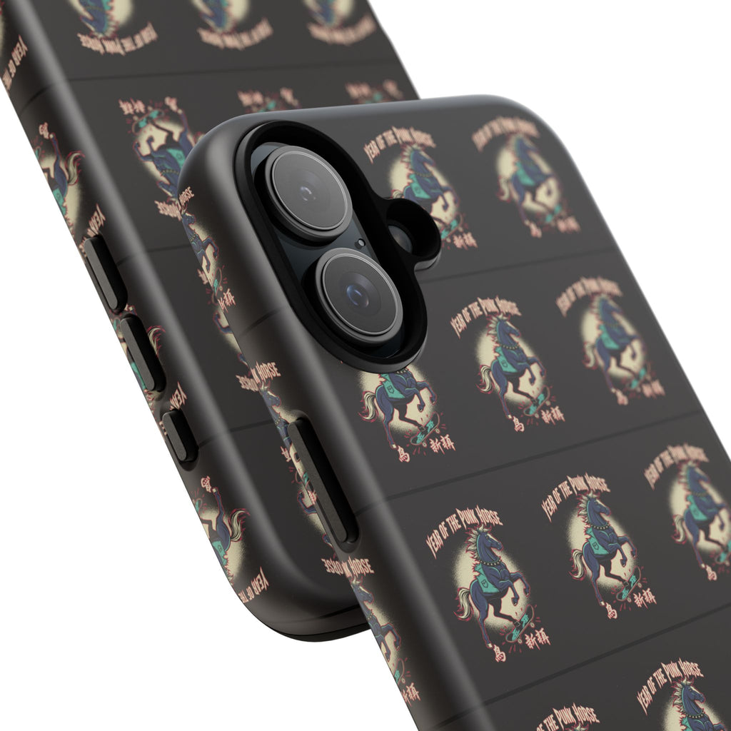 Year of the Punk Horse T-Shirt 80s Punk Skater Graffiti Street Art Chinese New Year Horse Graphic