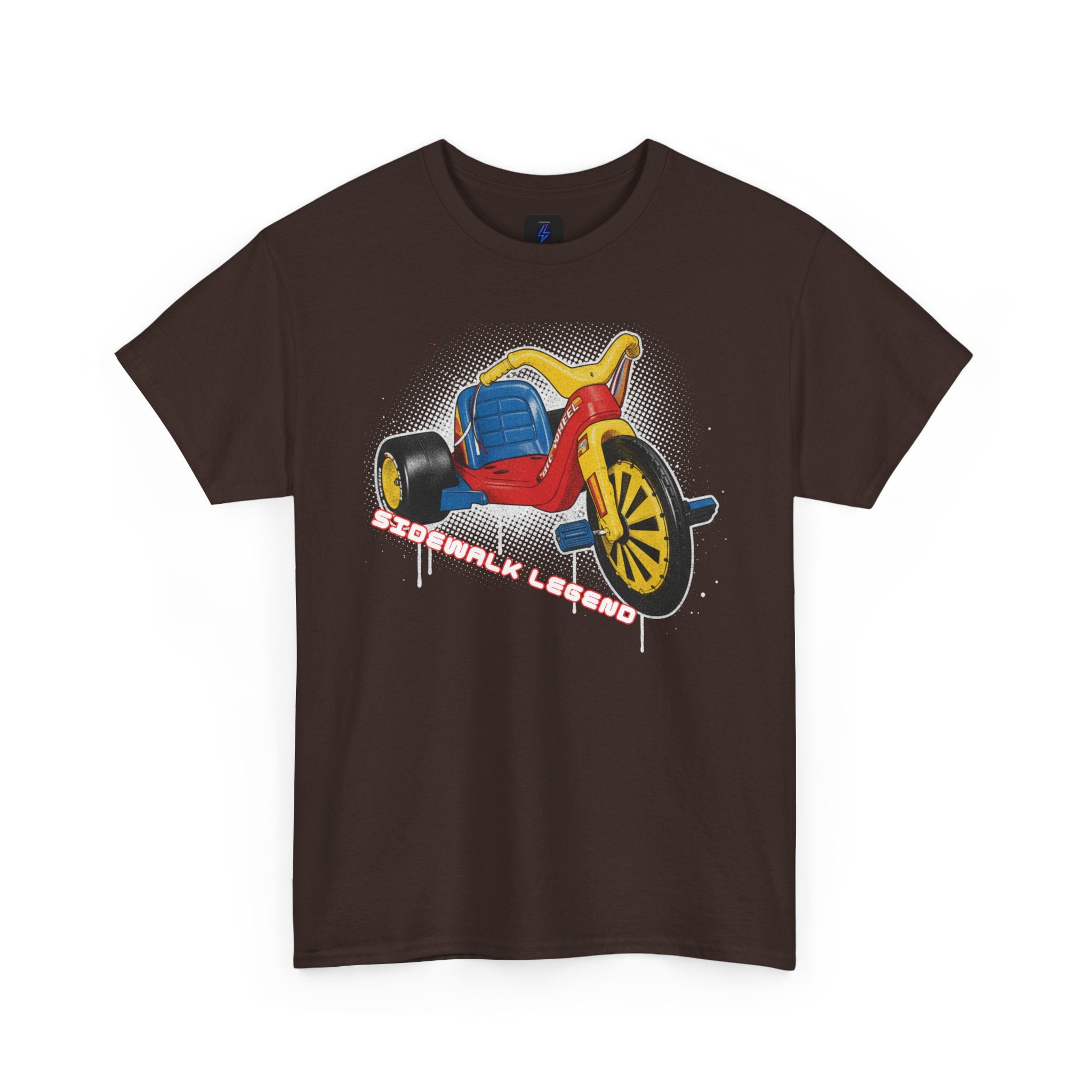 80's Tricycle Ride Graphic Tee — Retro Trike Illustration Shirt - Sidewalk Legend
