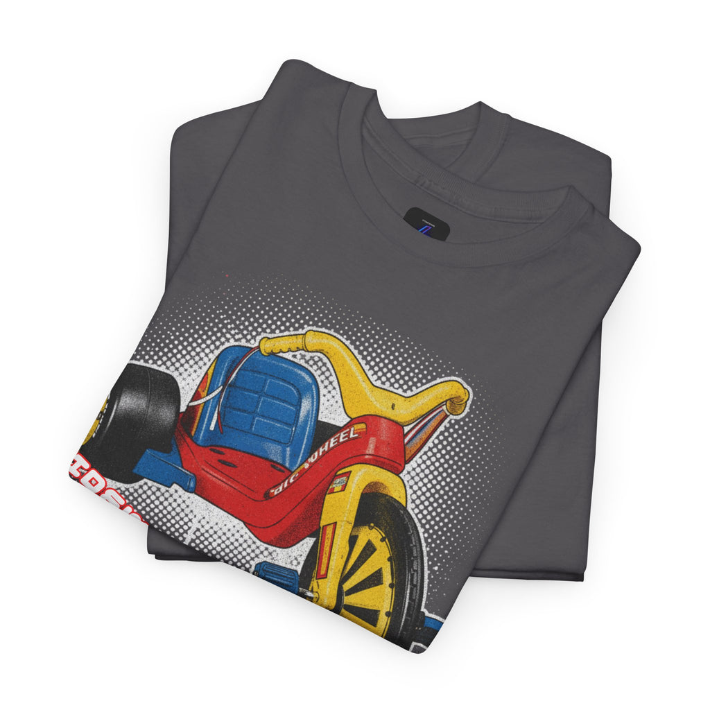 80's Tricycle Ride Graphic Tee — Retro Trike Illustration Shirt - Sidewalk Legend