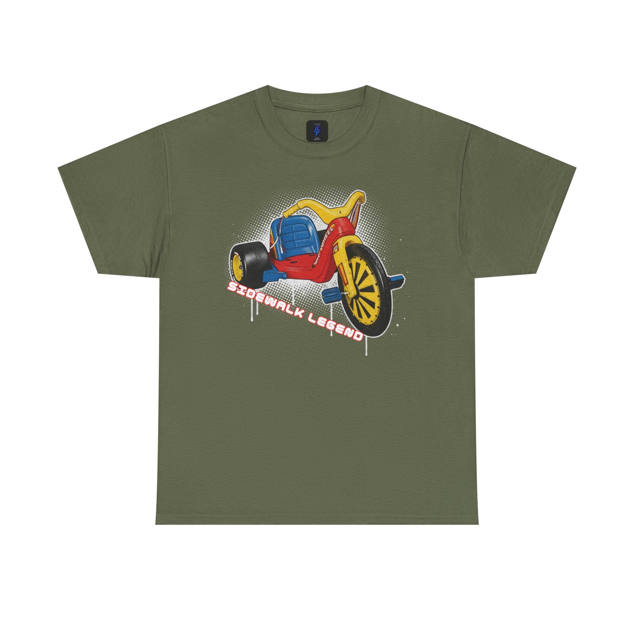 80's Tricycle Ride Graphic Tee — Retro Trike Illustration Shirt - Sidewalk Legend