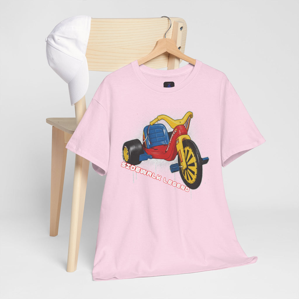 80's Tricycle Ride Graphic Tee — Retro Trike Illustration Shirt - Sidewalk Legend