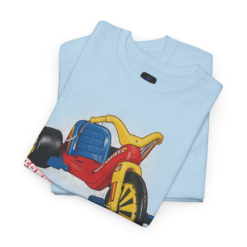 80's Tricycle Ride Graphic Tee — Retro Trike Illustration Shirt - Sidewalk Legend