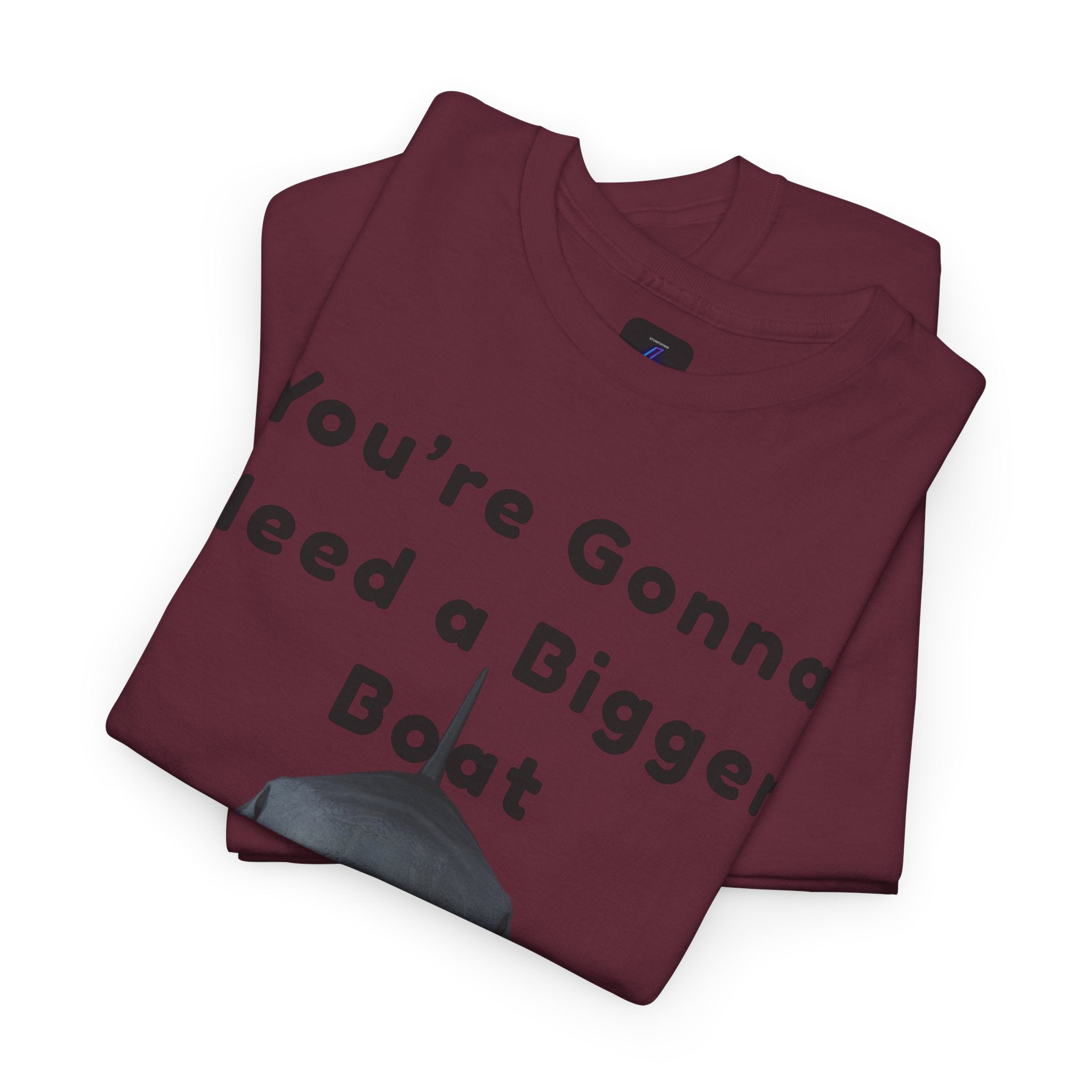 Shark Graphic Tee — "You're Gonna Need a Bigger Boat" Casual T-Shirt 80's Movie Qoutes