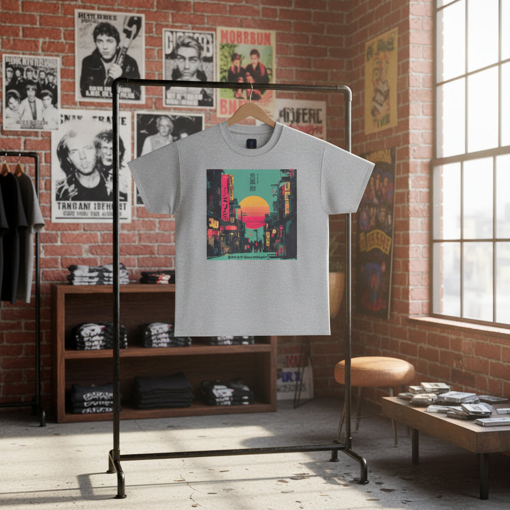 Quiet Strength Ukiyo-e T-Shirt — 静かなる力 (Ukiyo-e Style, 80s Remix)