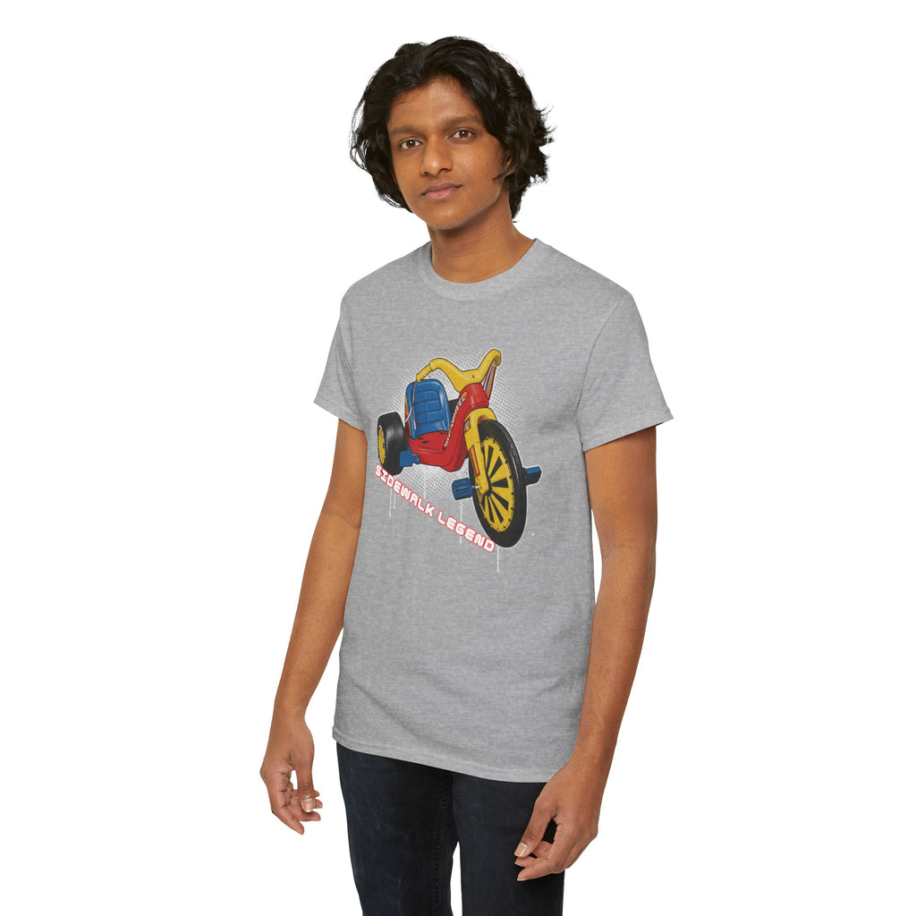 80's Tricycle Ride Graphic Tee — Retro Trike Illustration Shirt - Sidewalk Legend