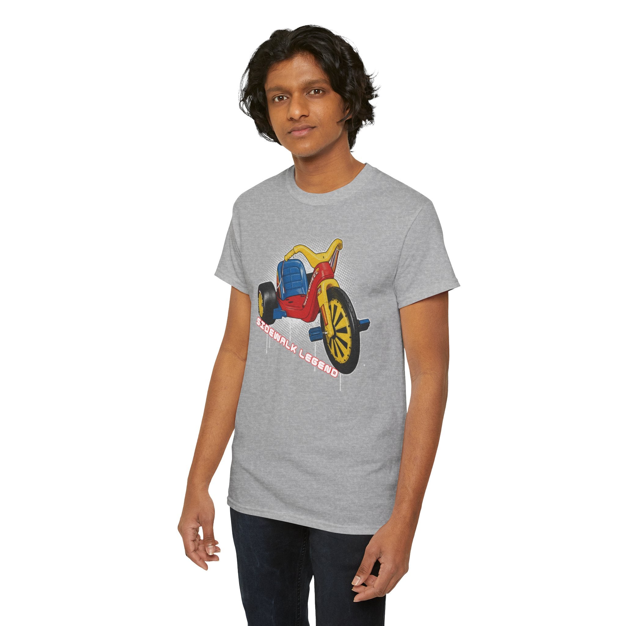 80's Tricycle Ride Graphic Tee — Retro Trike Illustration Shirt - Sidewalk Legend
