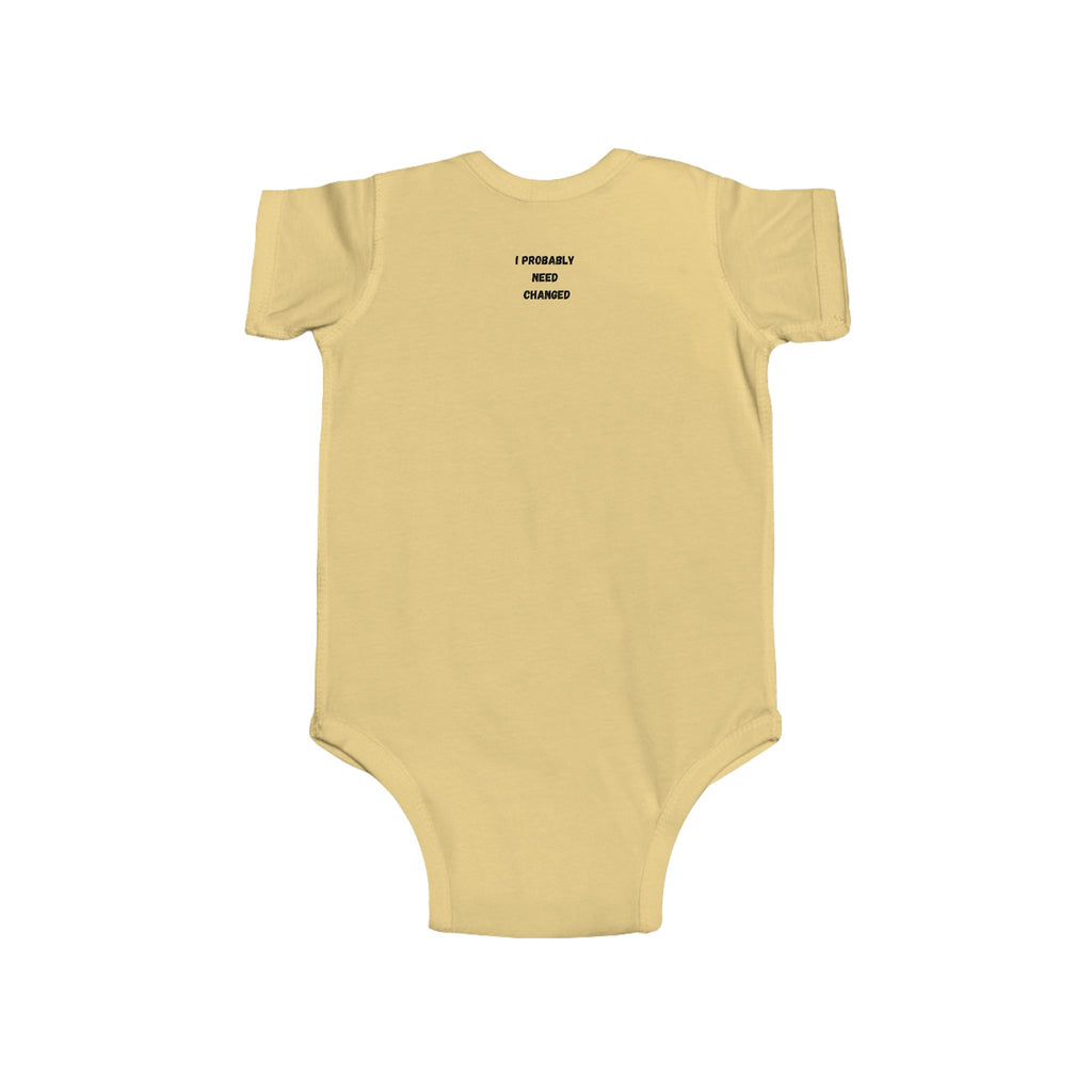 Infant Bodysuit — "Little Heartbreaker Big Trouble" Retro Heart Baby Onesie