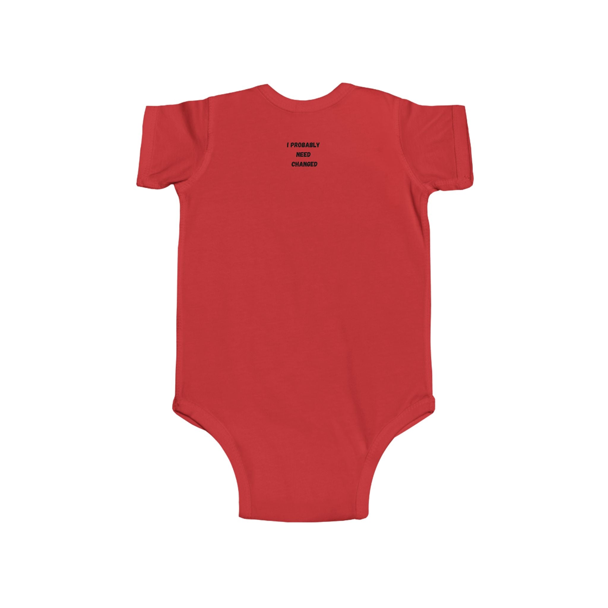 Infant Bodysuit — "Little Heartbreaker Big Trouble" Retro Heart Baby Onesie