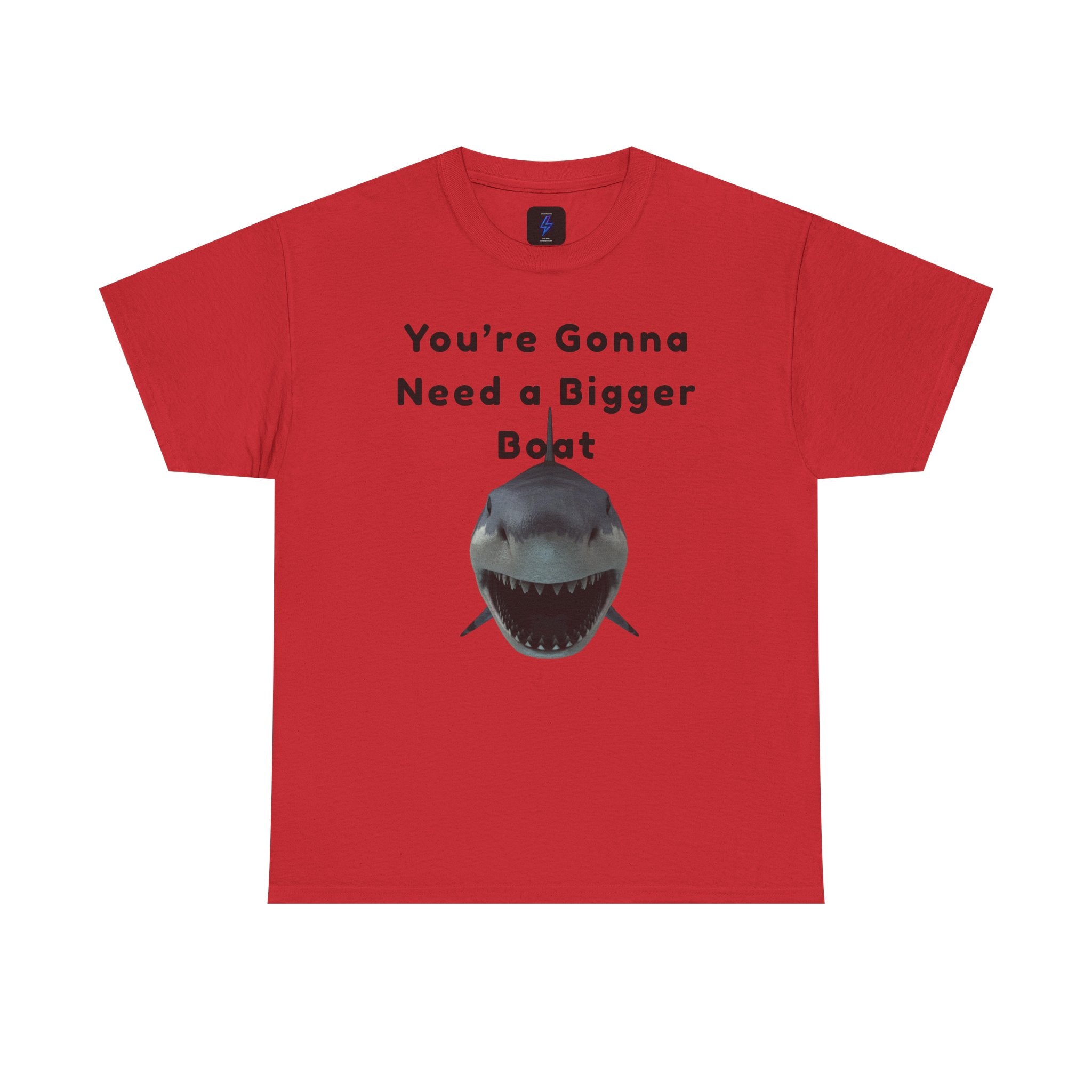 Shark Graphic Tee — "You're Gonna Need a Bigger Boat" Casual T-Shirt 80's Movie Qoutes