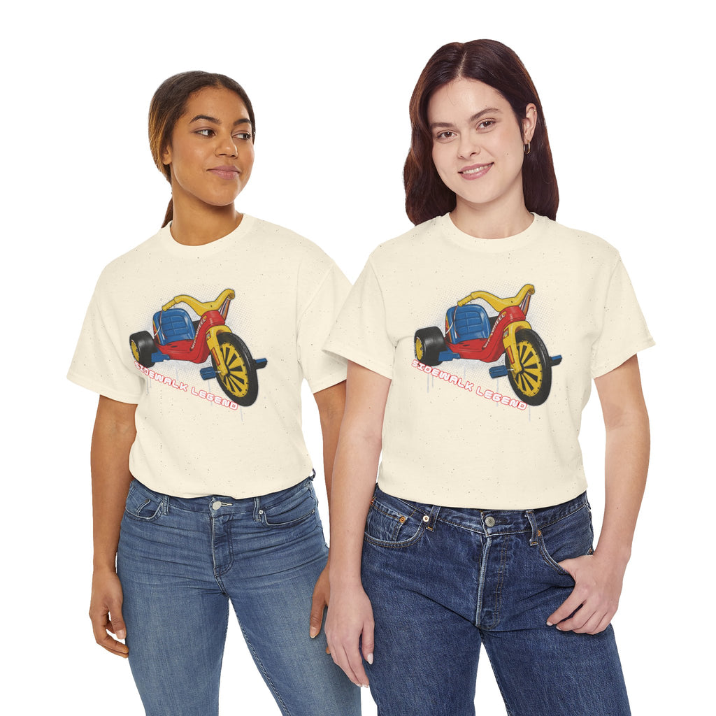 80's Tricycle Ride Graphic Tee — Retro Trike Illustration Shirt - Sidewalk Legend